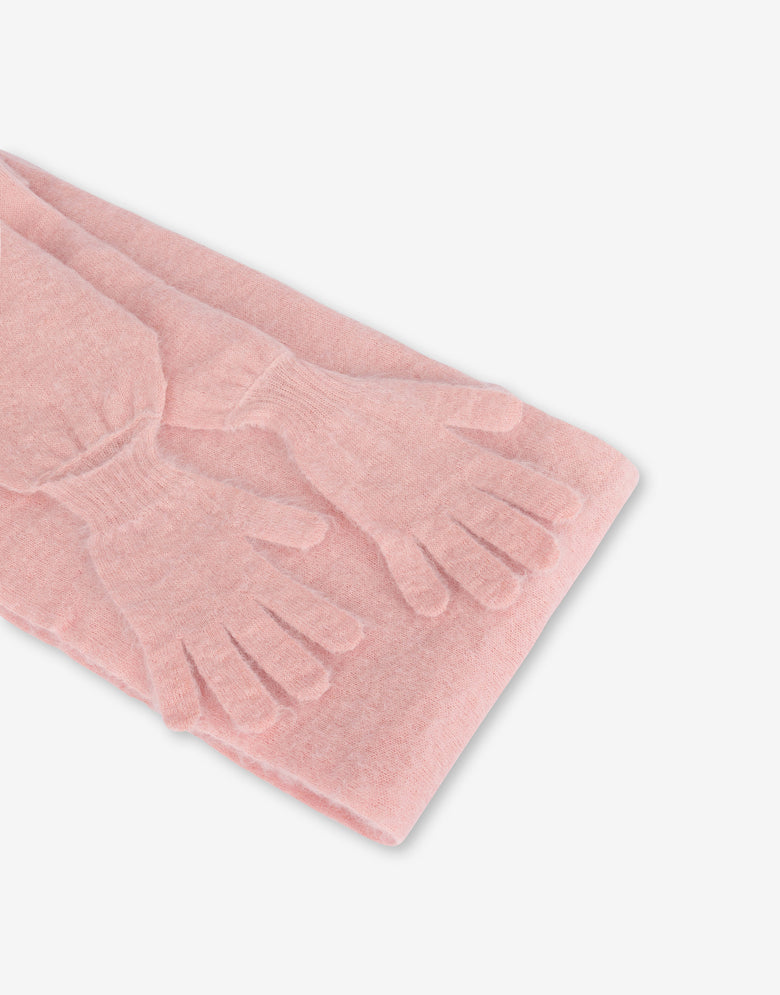 Capucha de gasa de mohair Rosa cipria Moschino 2