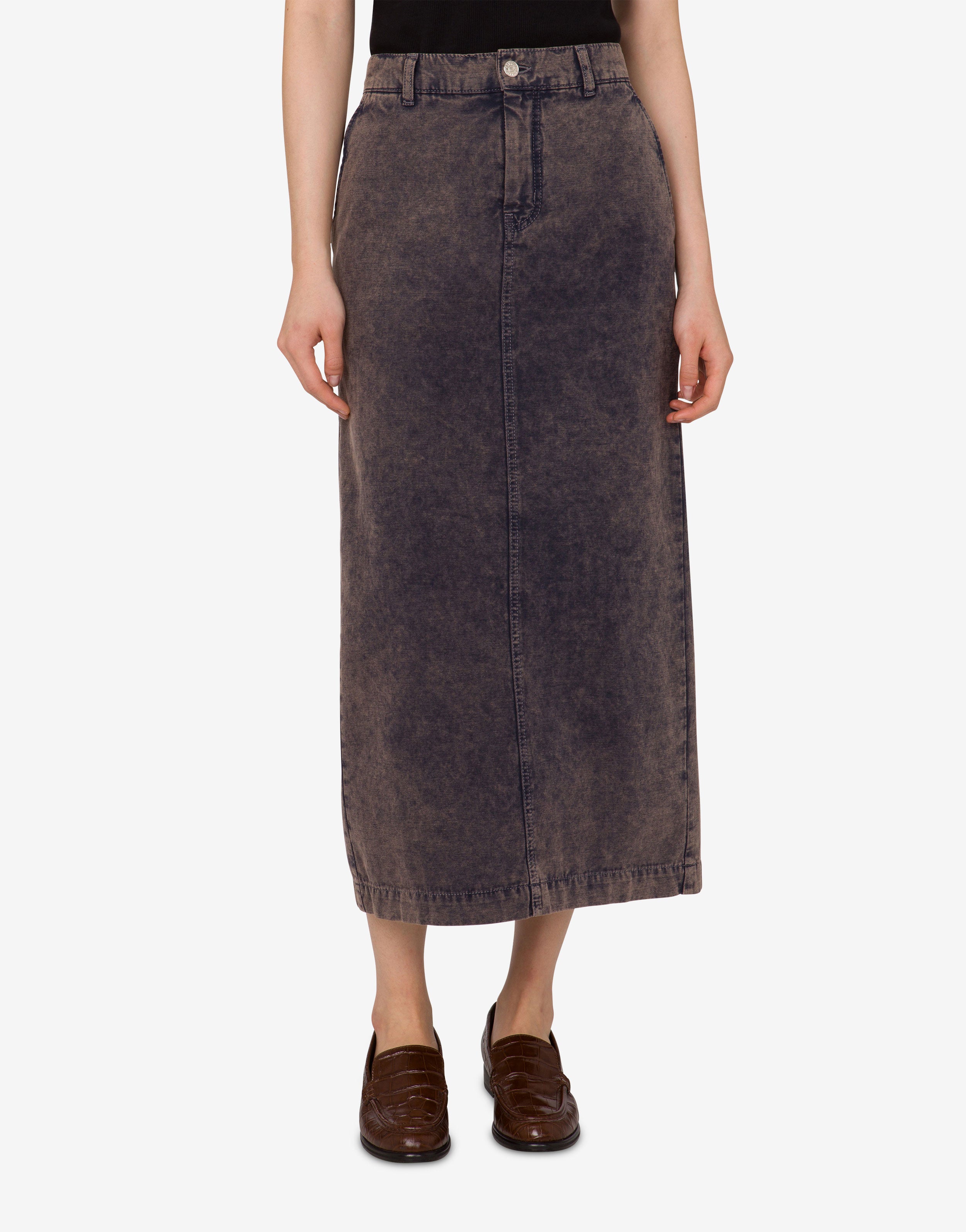 【関税&送料込】Moschino Long Denim Skirt MOSCHINO Denim Skirts for Women, exclusive prices & sales | YOOX