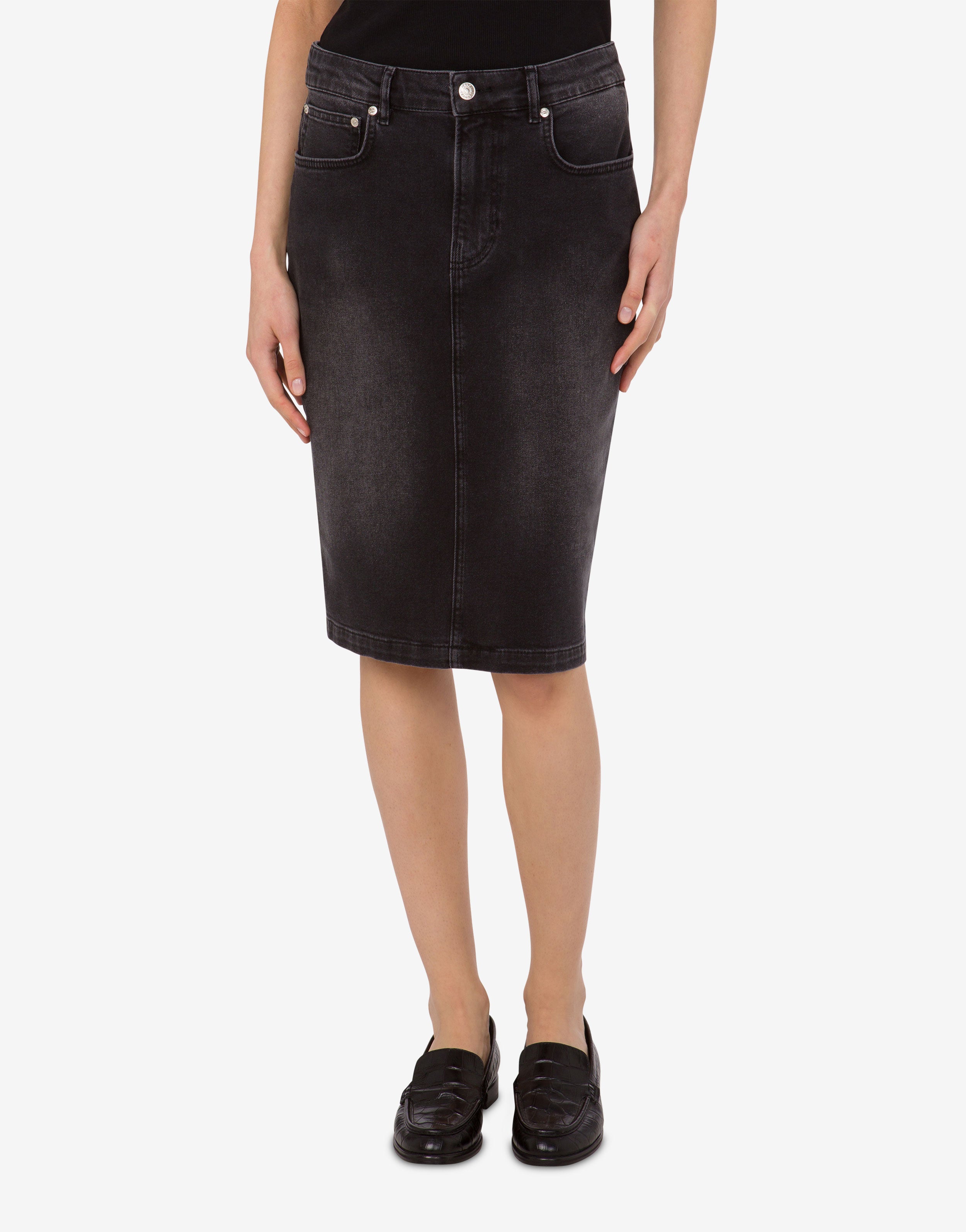 スカート Moschino Jeans Long Denim Skirt Stretch denim skirt Moschino Jeans | Moschino