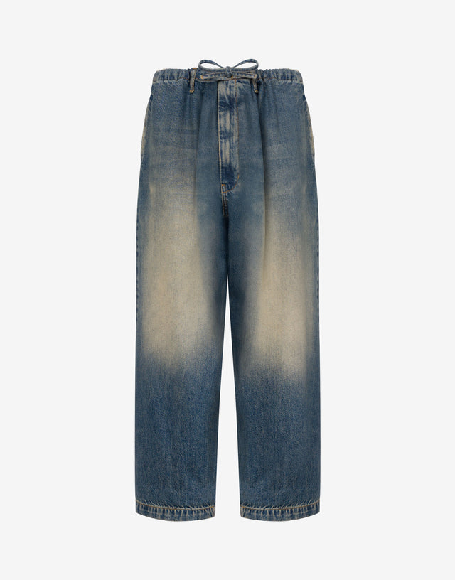 Pantalón vaquero de algodón Blue Denim Moschino Jeans 0