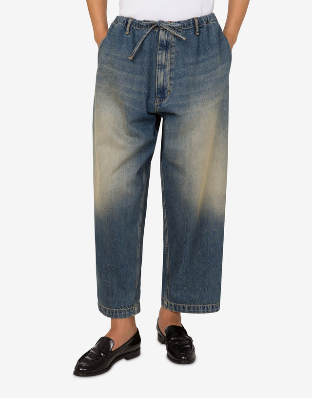 Pantalón vaquero de algodón Blue Denim Moschino Jeans 1