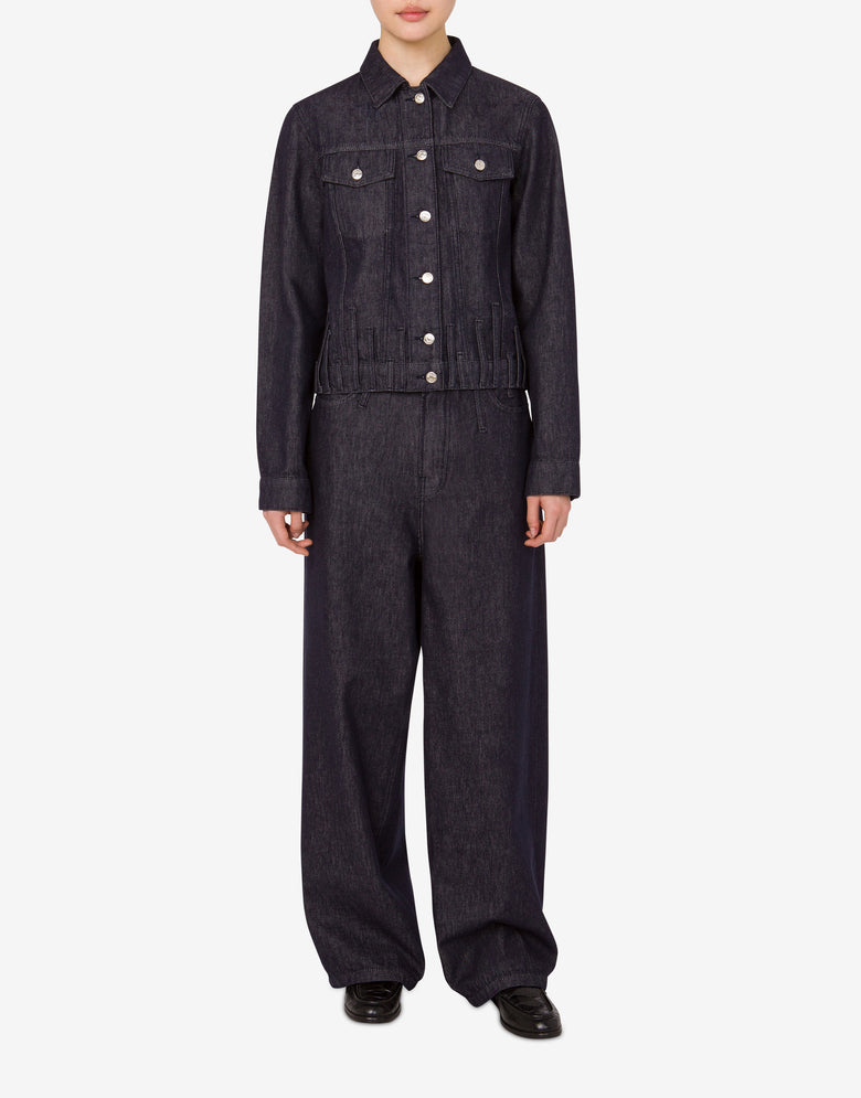 棉质牛仔夹克 深色牛仔蓝 Moschino Jeans 1