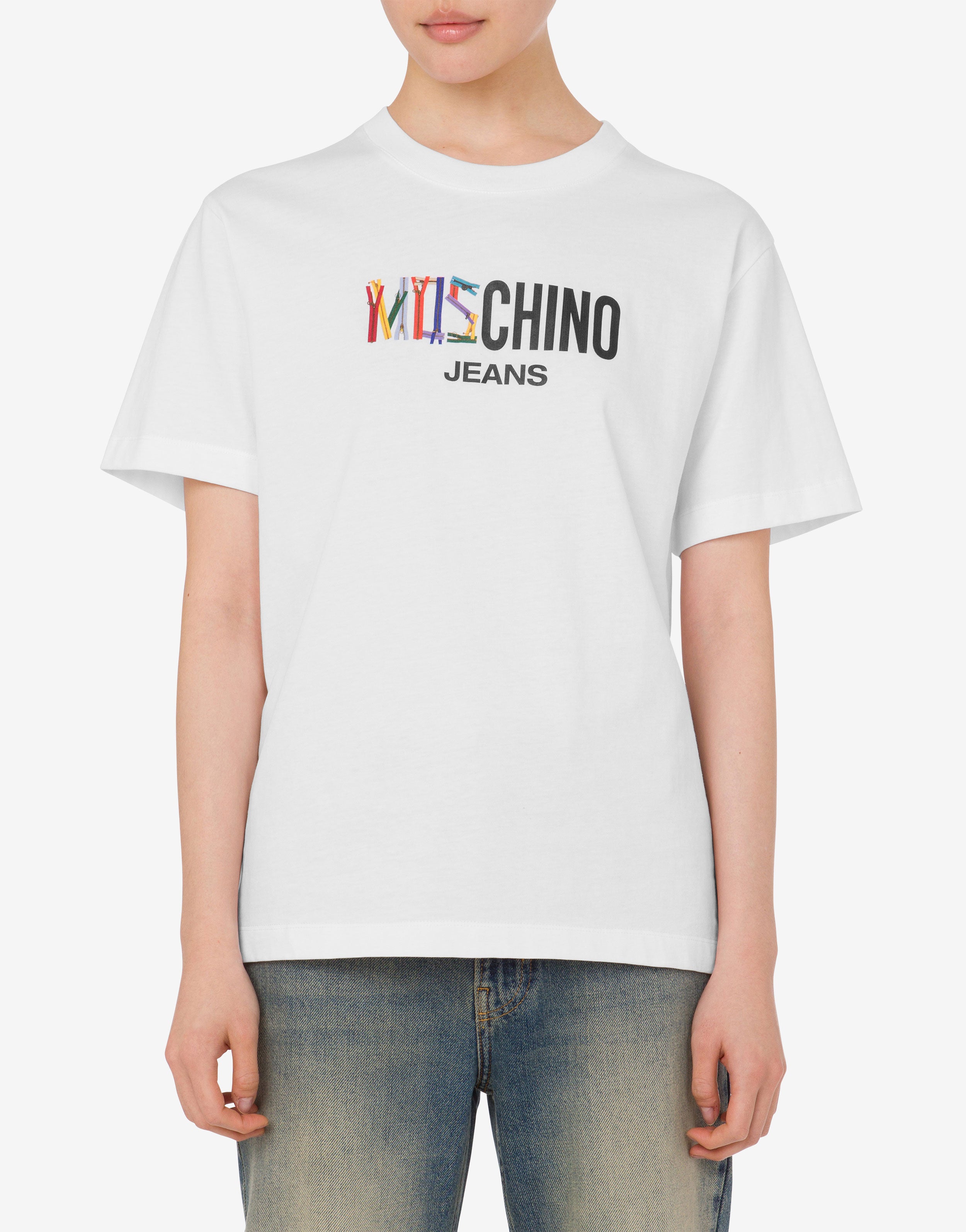 Tシャツ・カットソー MOSCHINO JEANS Woman T-Shirt Pink 07113262 0222 Moschino Jeans Outlet: T-shirt woman - Pink | Moschino Jeans