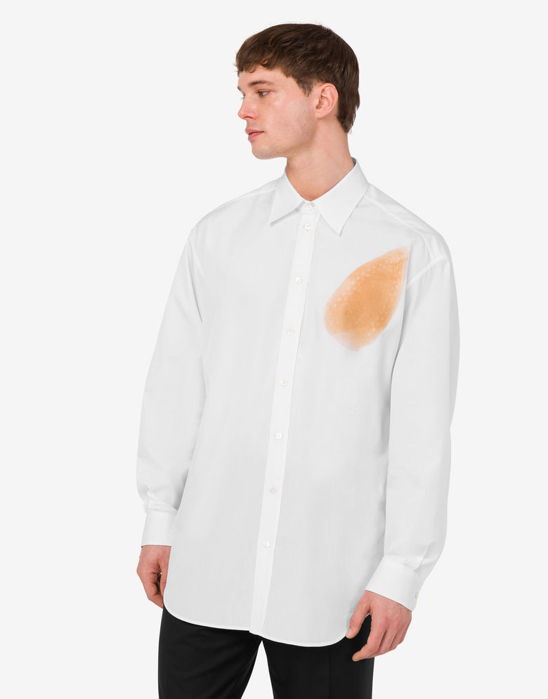 Cotton poplin shirt Archive White Moschino 2