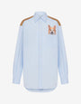 Printed cotton poplin shirt