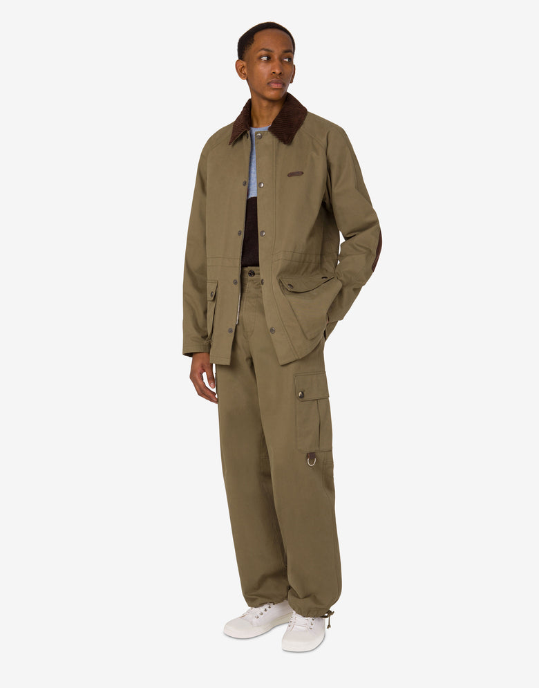 Pantalón diagonal de algodón Tobacco Moschino 4