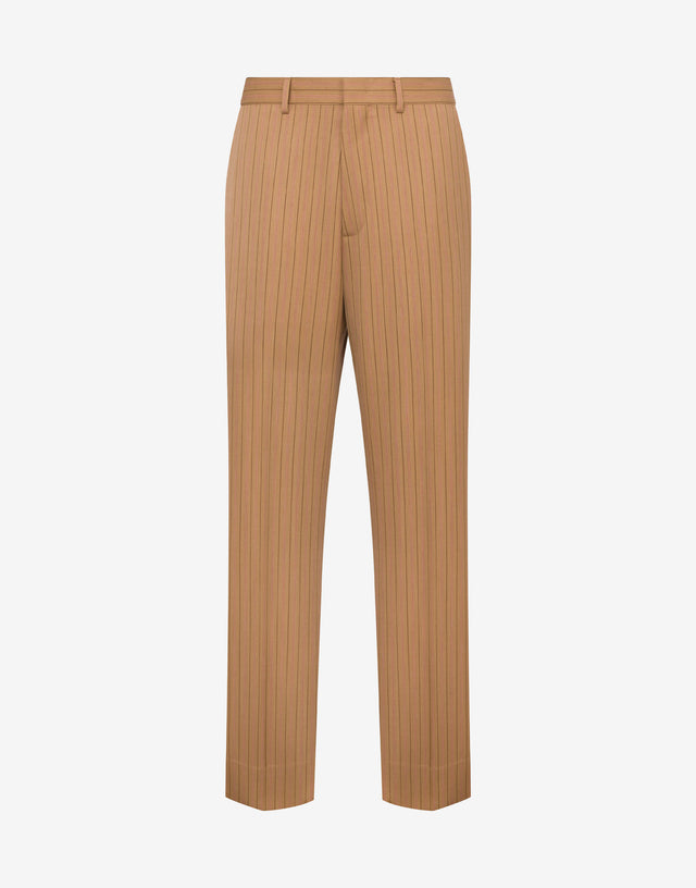 Wool pants Tan Moschino 0