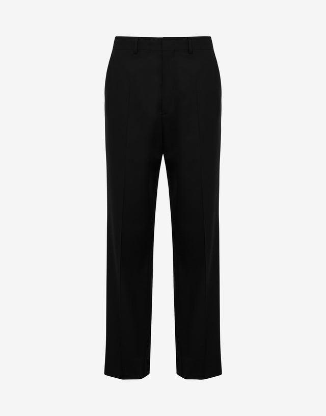 Wool canvas pants Black Moschino 0
