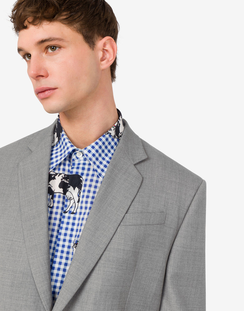 Chaqueta de lona Gris Moschino 3