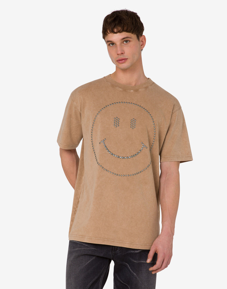 厚棉质 T 恤Smiley® 深米色 Moschino 2