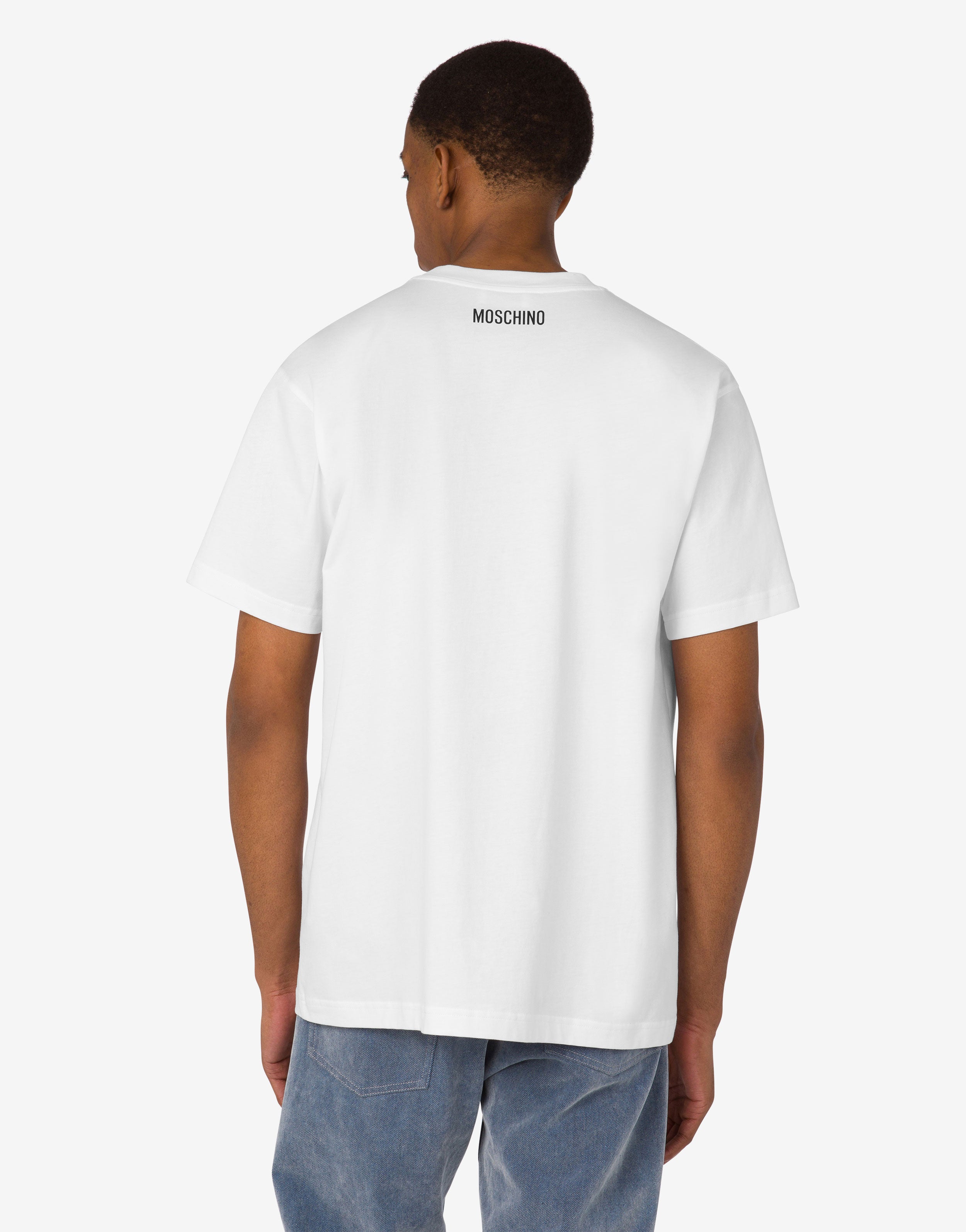【Moschino】ホワイト Tシャツ MOSCHINO T-Shirts and Tops | White Men's T-shirt | YOOX