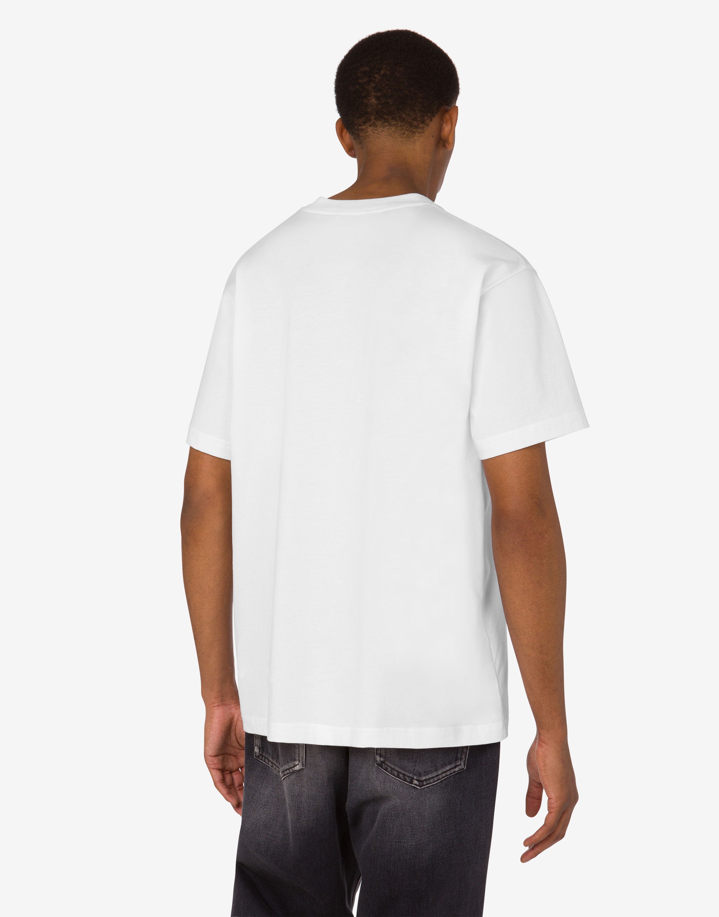 Printed organic cotton jersey T-shirt | Moschino