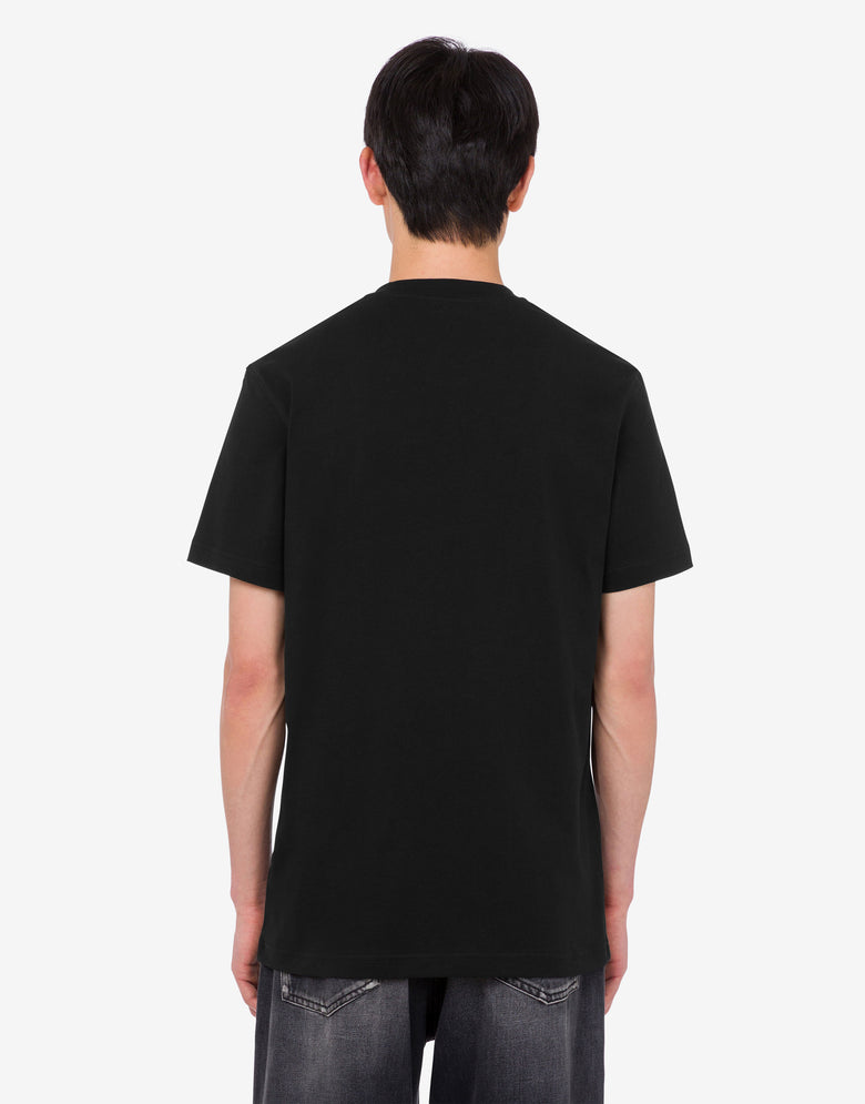 Polo de punto de algodón ecológico Moschino Teddy Bear Negro Moschino 3