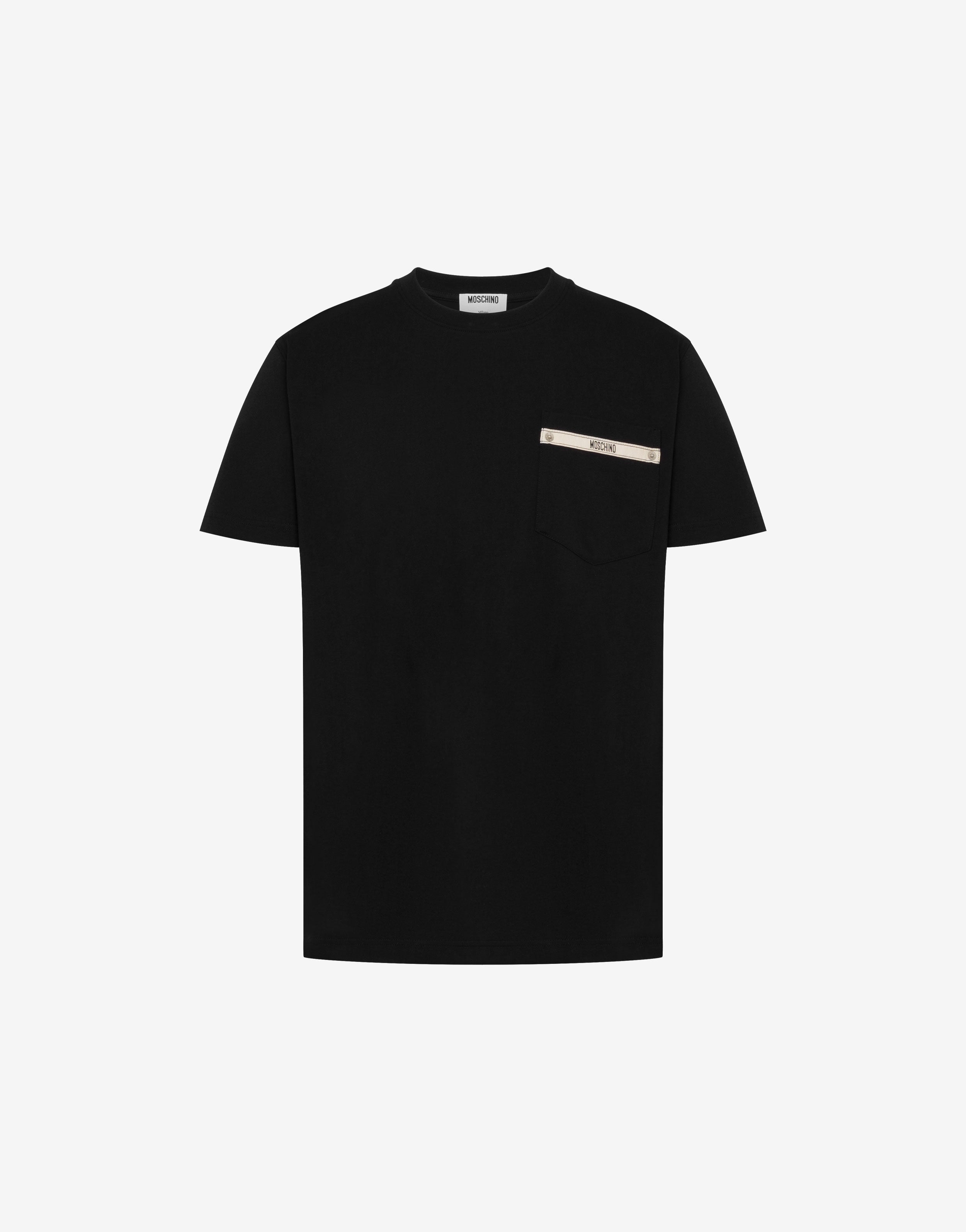 Camiseta de punto de algodón orgánico bordado