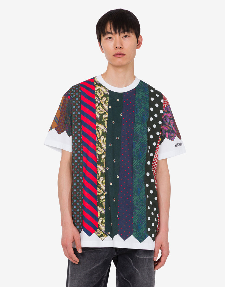 Organic cotton jersey T-shirt Archive Multicoloured Moschino 2