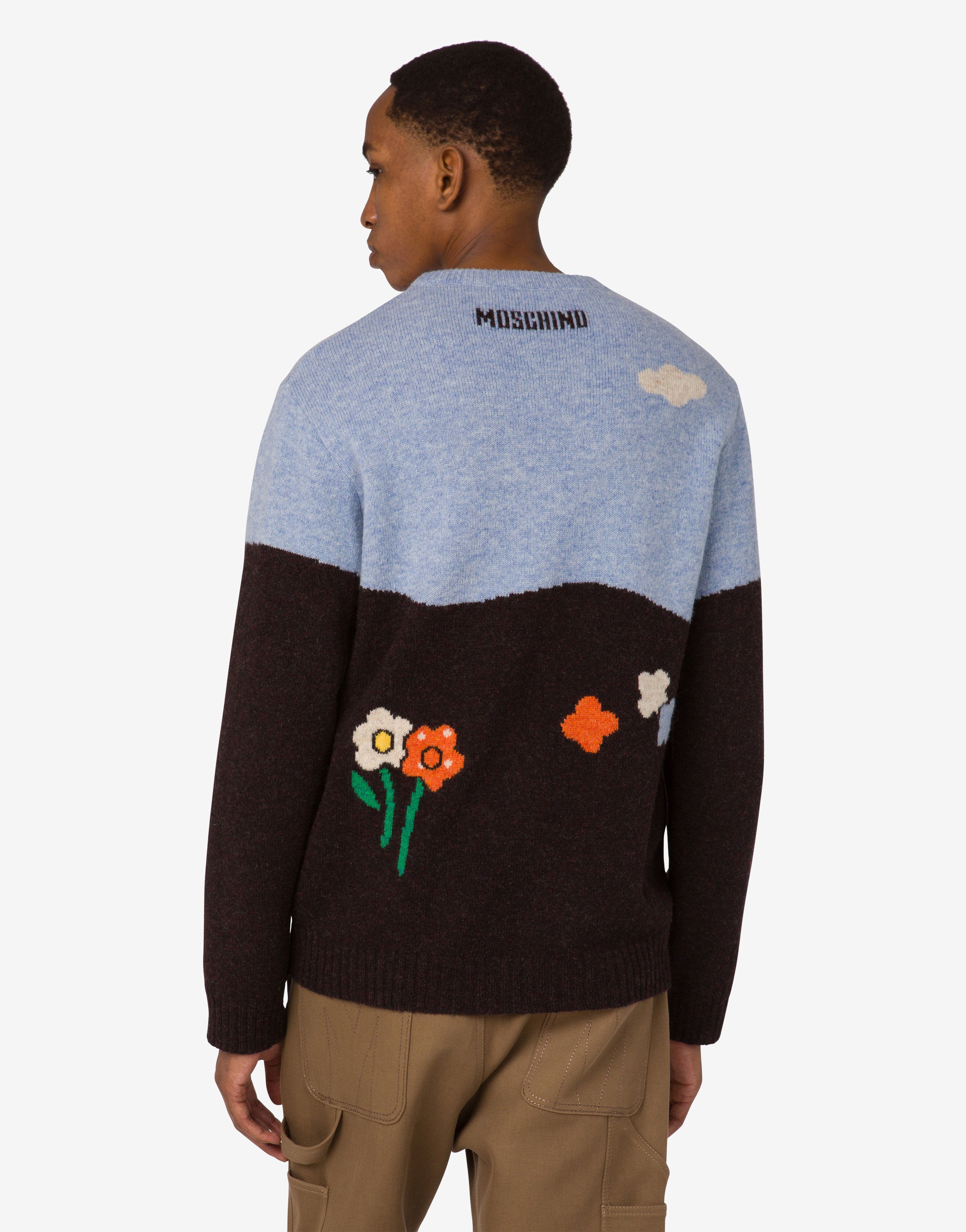 Shetland wool pullover Archive | Moschino