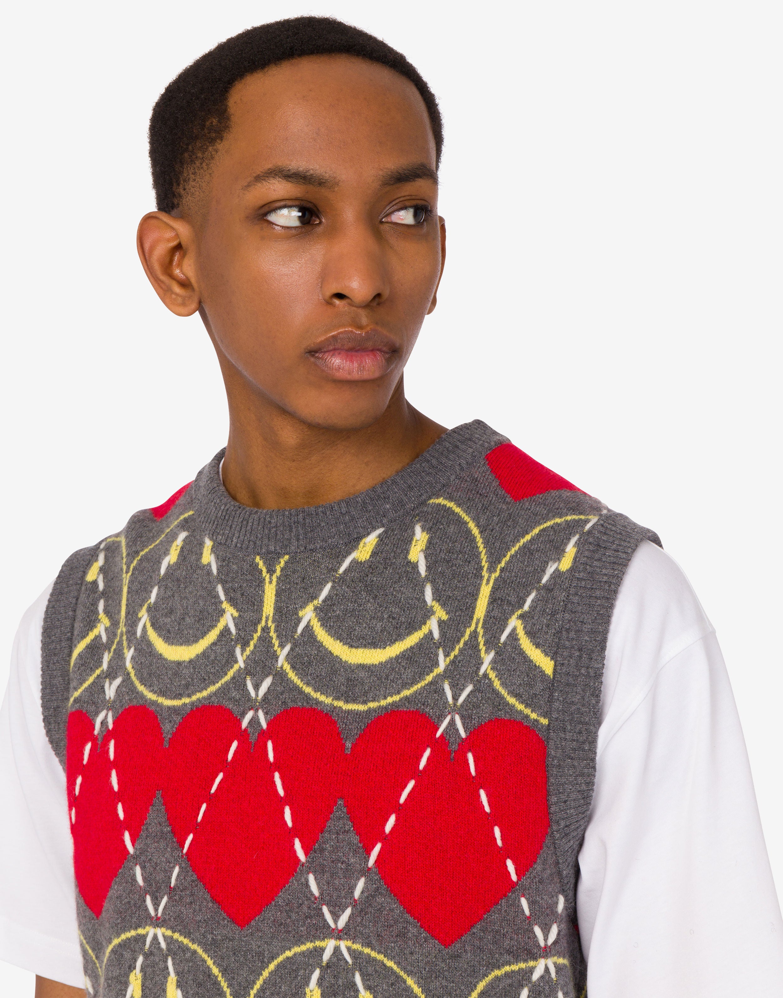 Wool blend sleeveless sweater Smiley® | Moschino