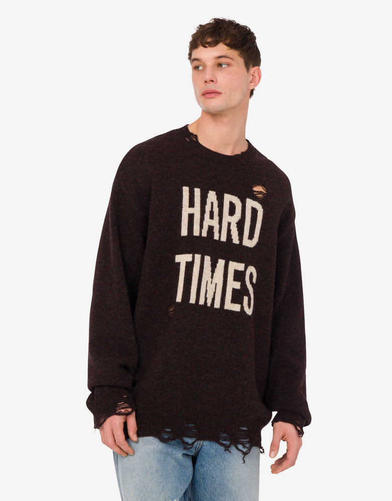 Jersey de lana Shetland con incrustaciones Marrón oscuro Moschino 2