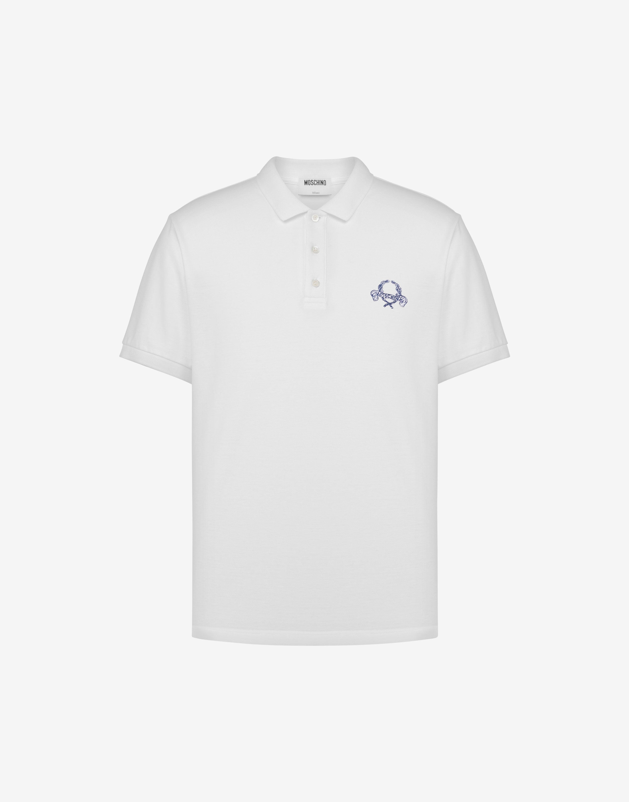 Cotton pique polo shirt Laurel Crown