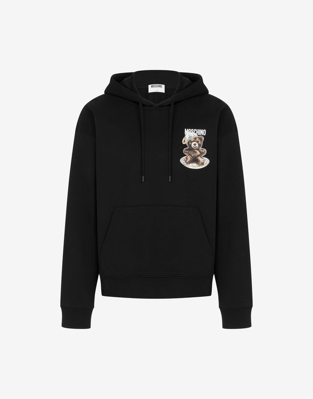 Moschino Teddy Bear Organic Cotton Sweatshirt Black Moschino 0