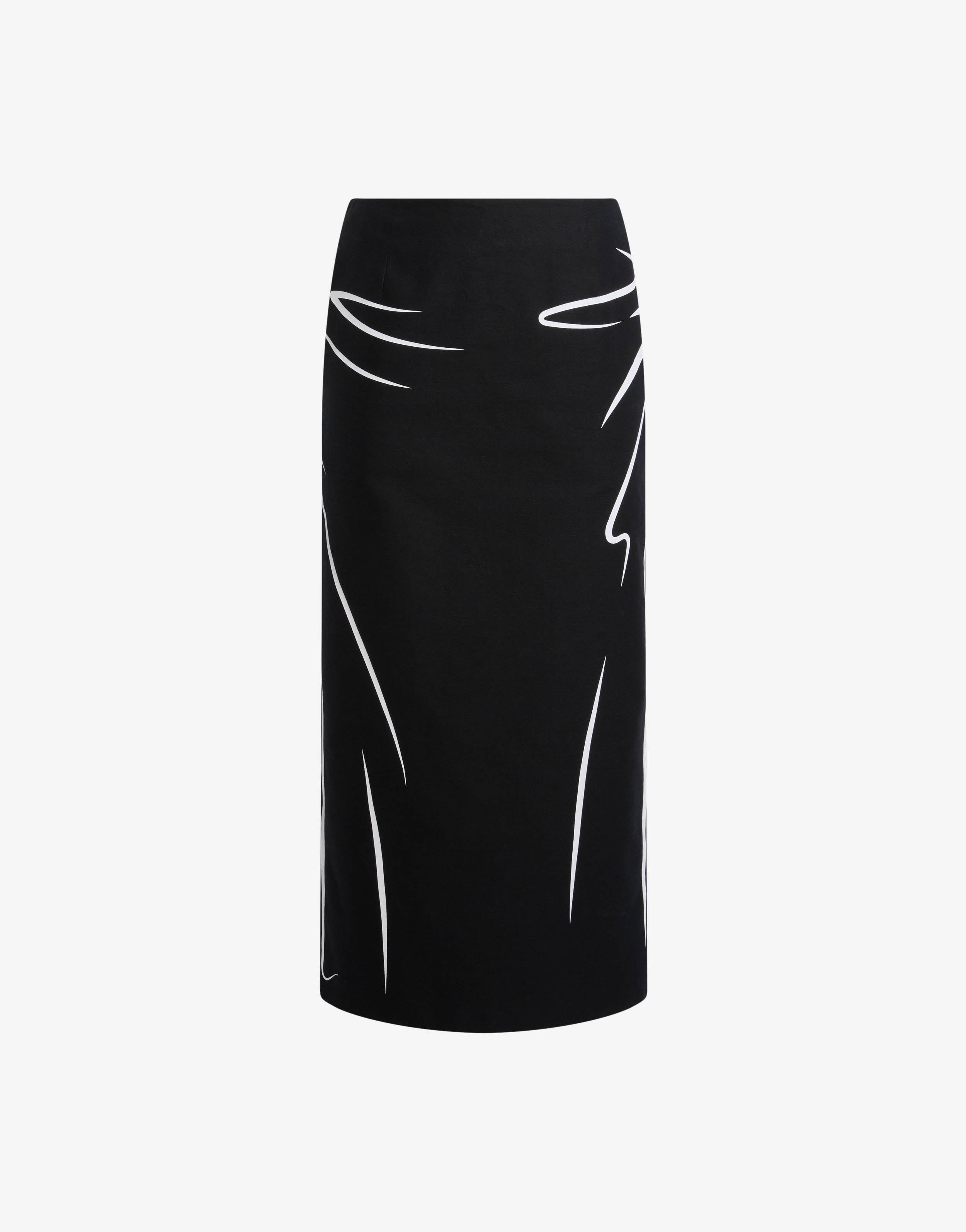 Printed cotton skirt | Moschino