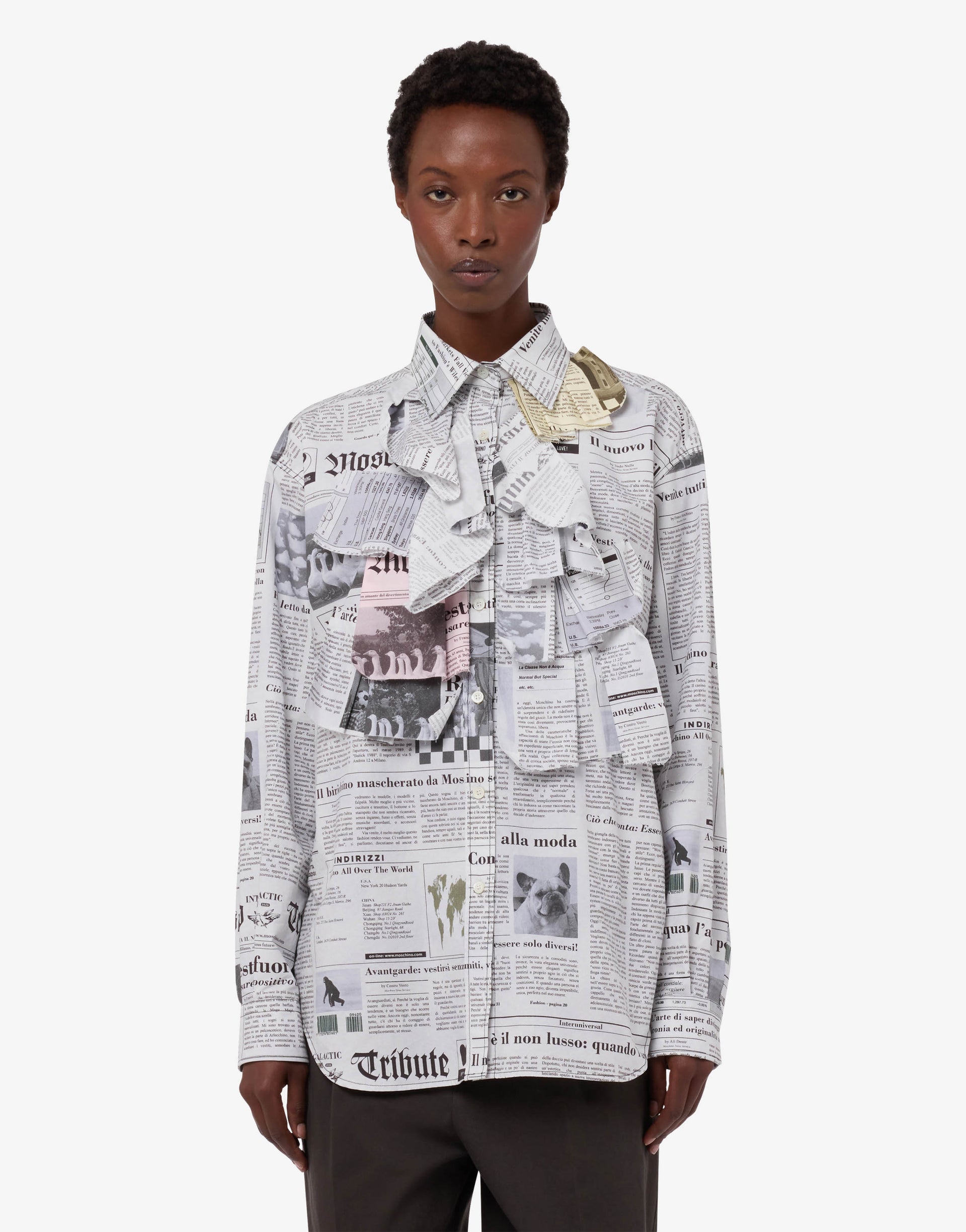 Printed cotton poplin shirt Printed cotton poplin shirt