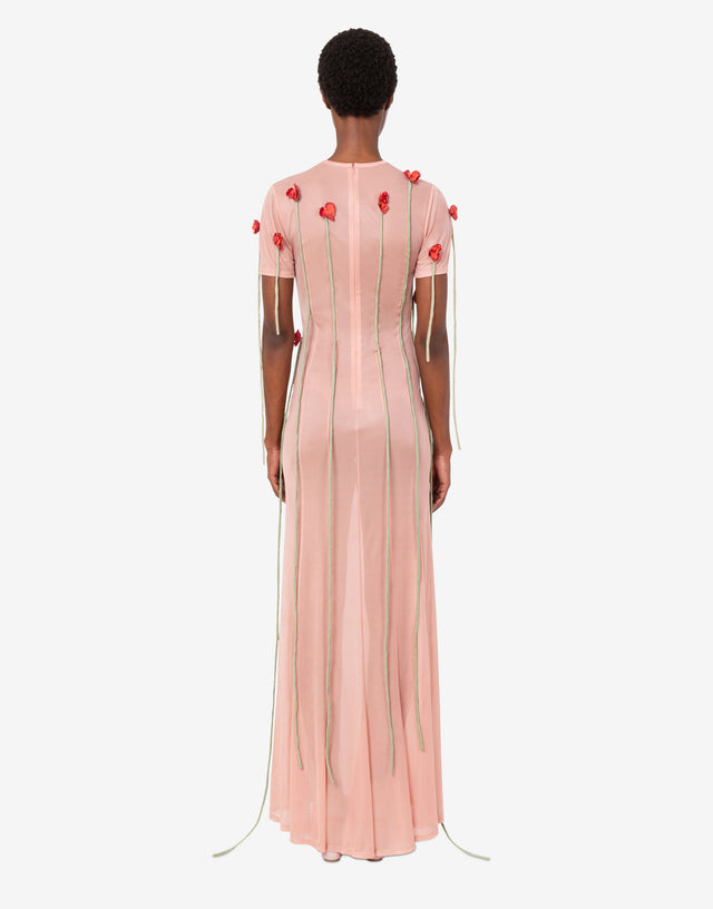moschino party dress 1994 Spring-Summer Moschino Cocktail Sequin "Peace" Sign Dress Annie's Ibiza Online