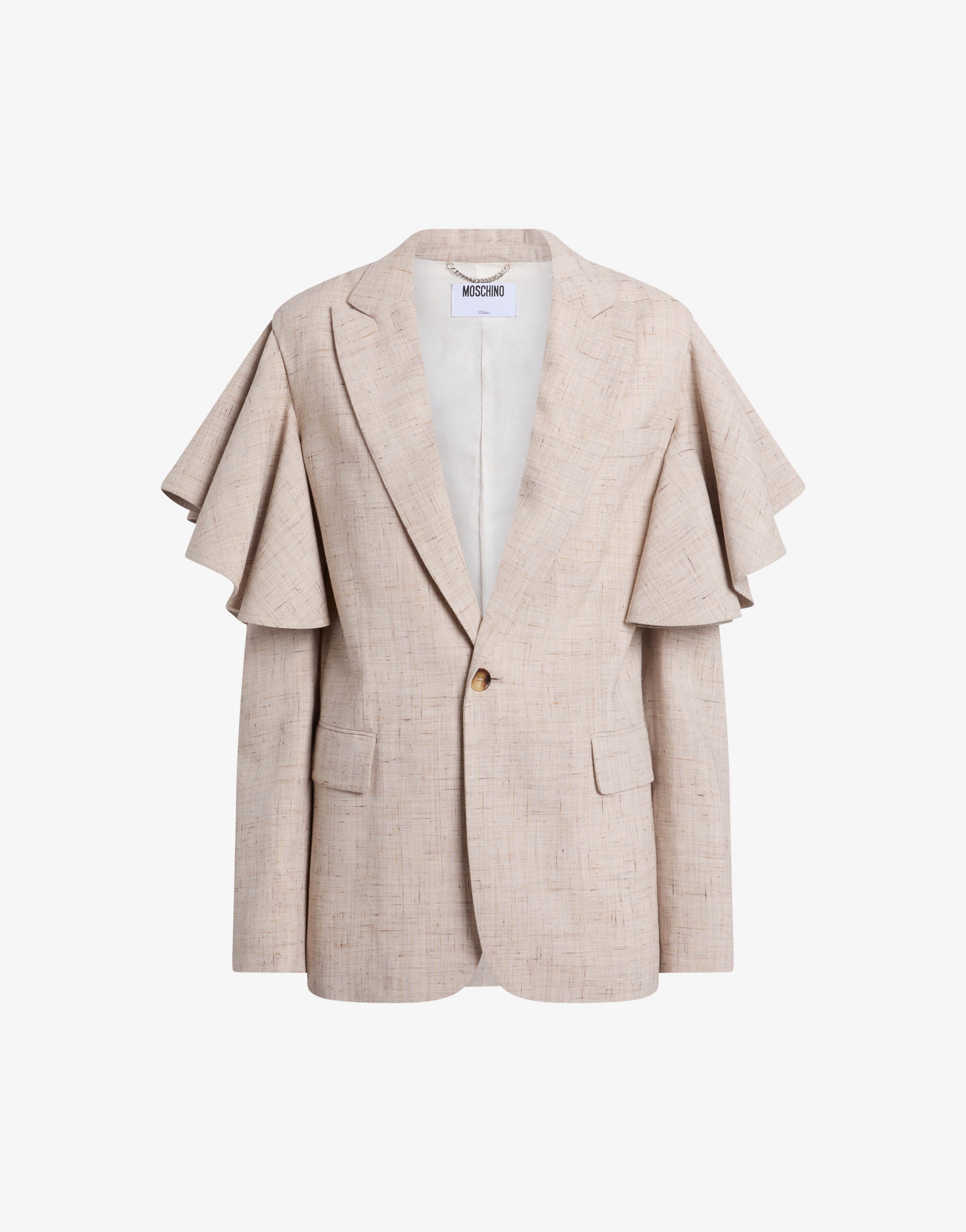MOSCHINO ベージュジャケット 未使用 Tweed jacket | Moschino