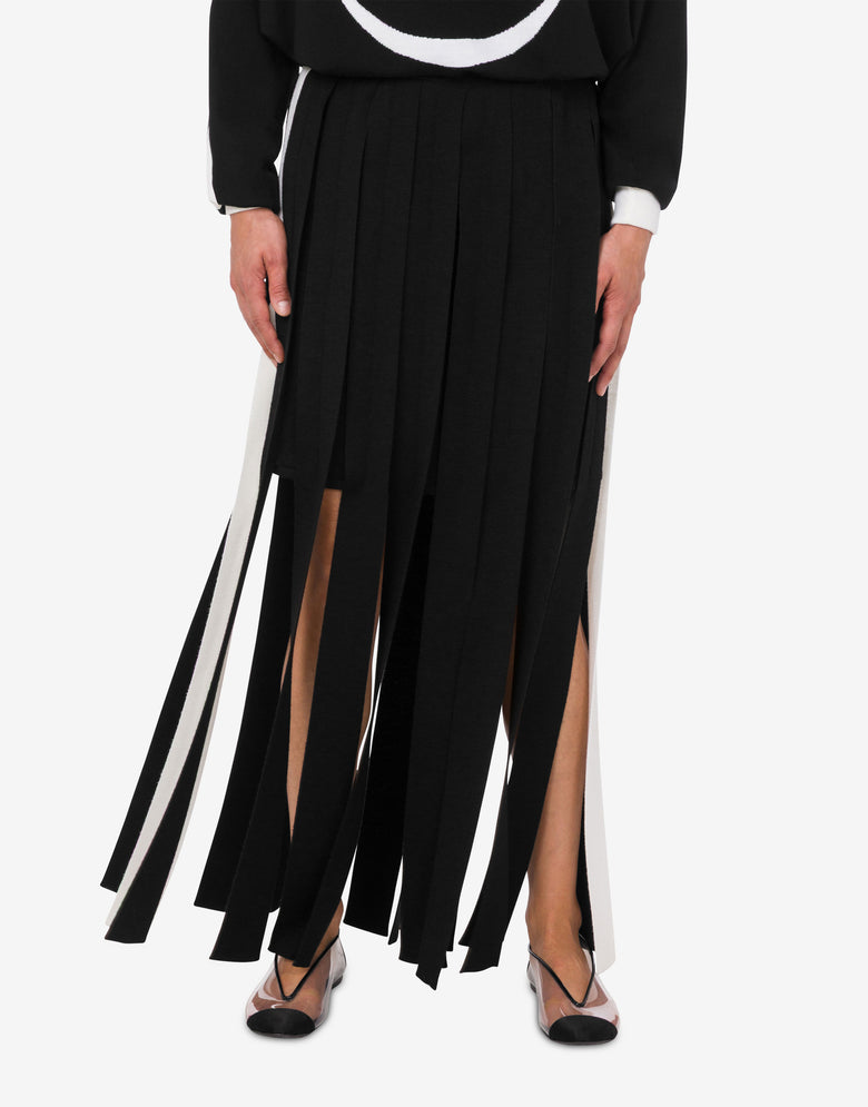 美丽诺羊毛裙 黑色 Moschino 2