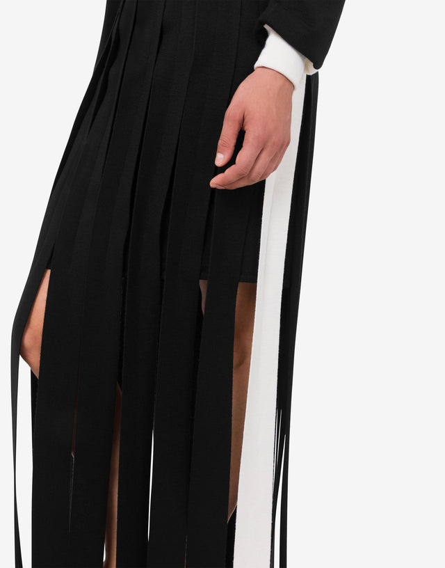 美丽诺羊毛裙 黑色 Moschino 1