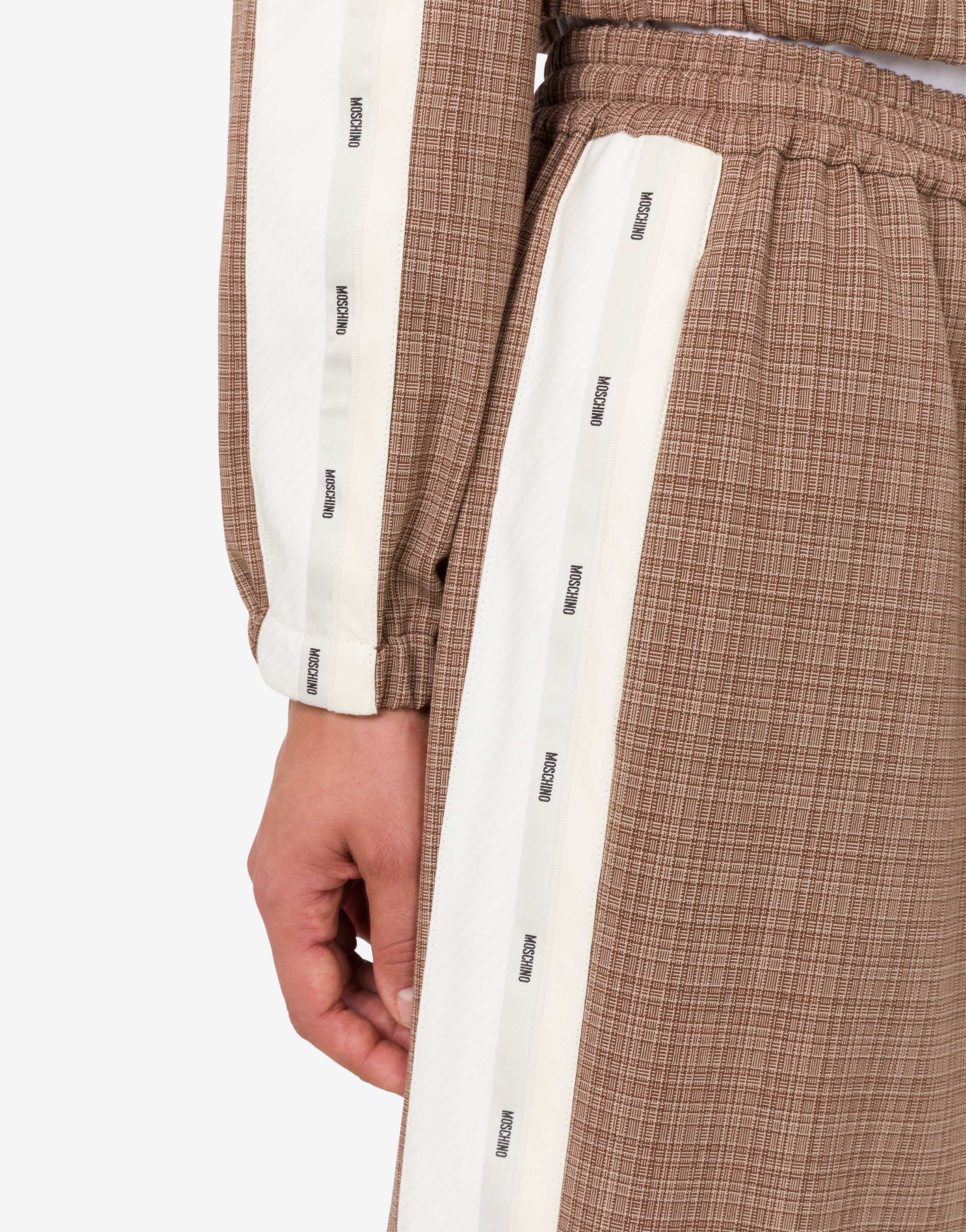 Stretch wool blend cloth pants | Moschino