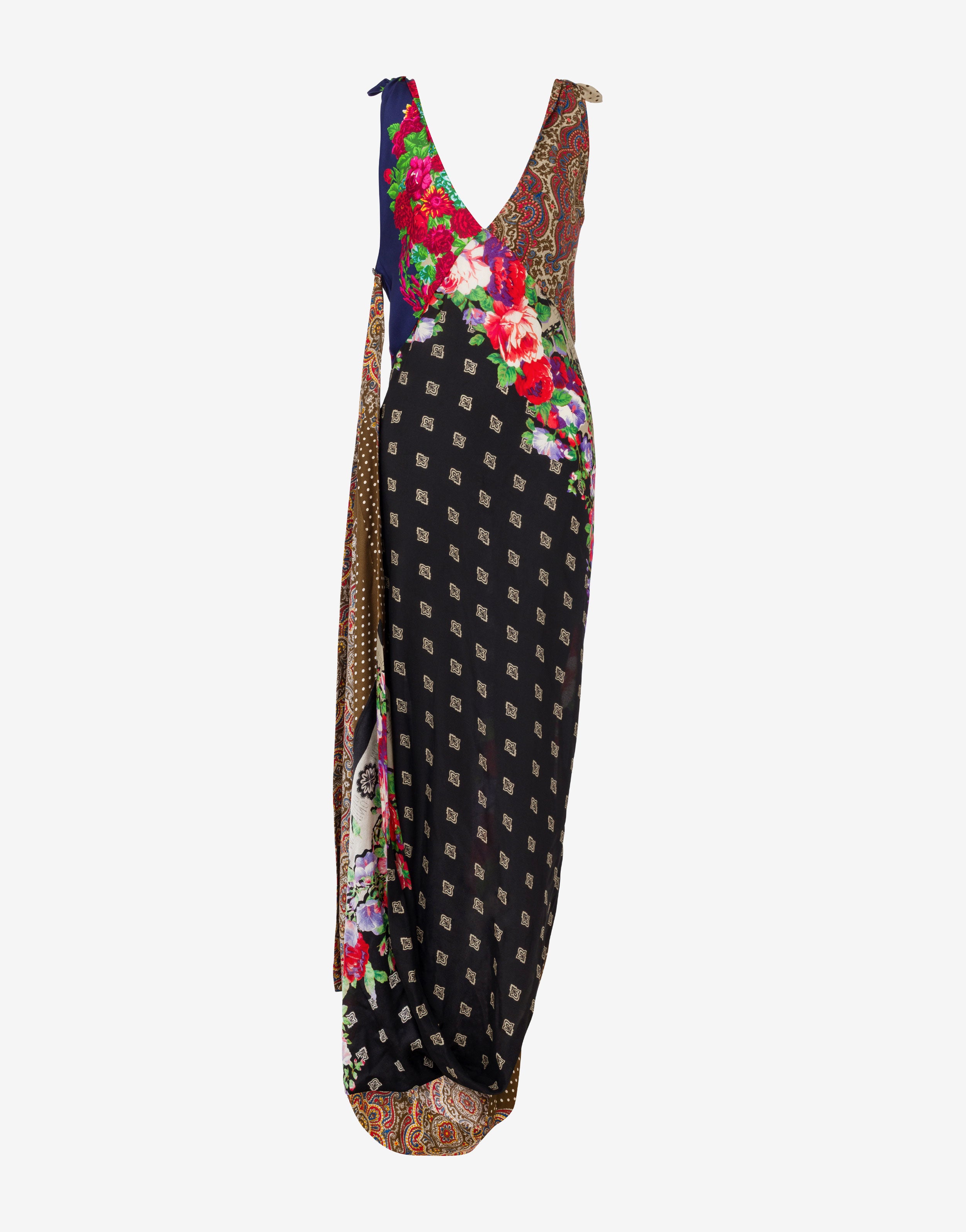 Printed silk dress | Moschino