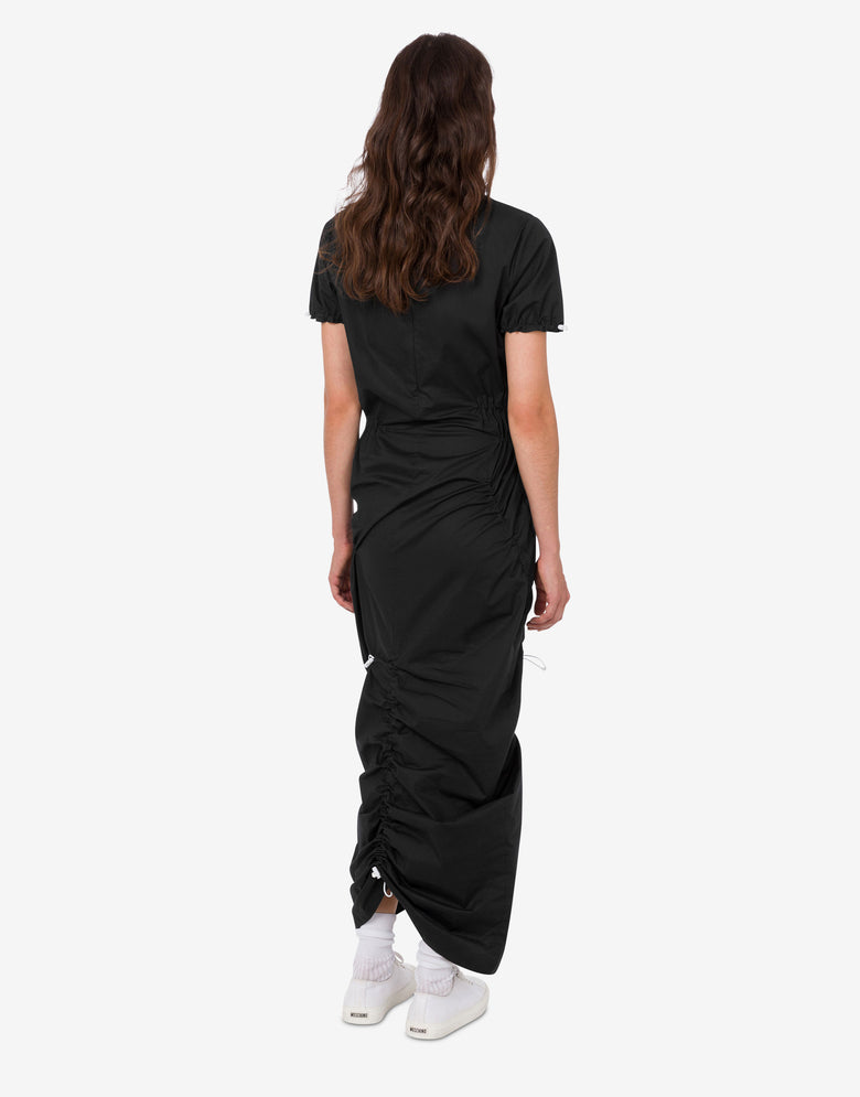 弹力棉府绸连衣裙 黑色 Moschino 2