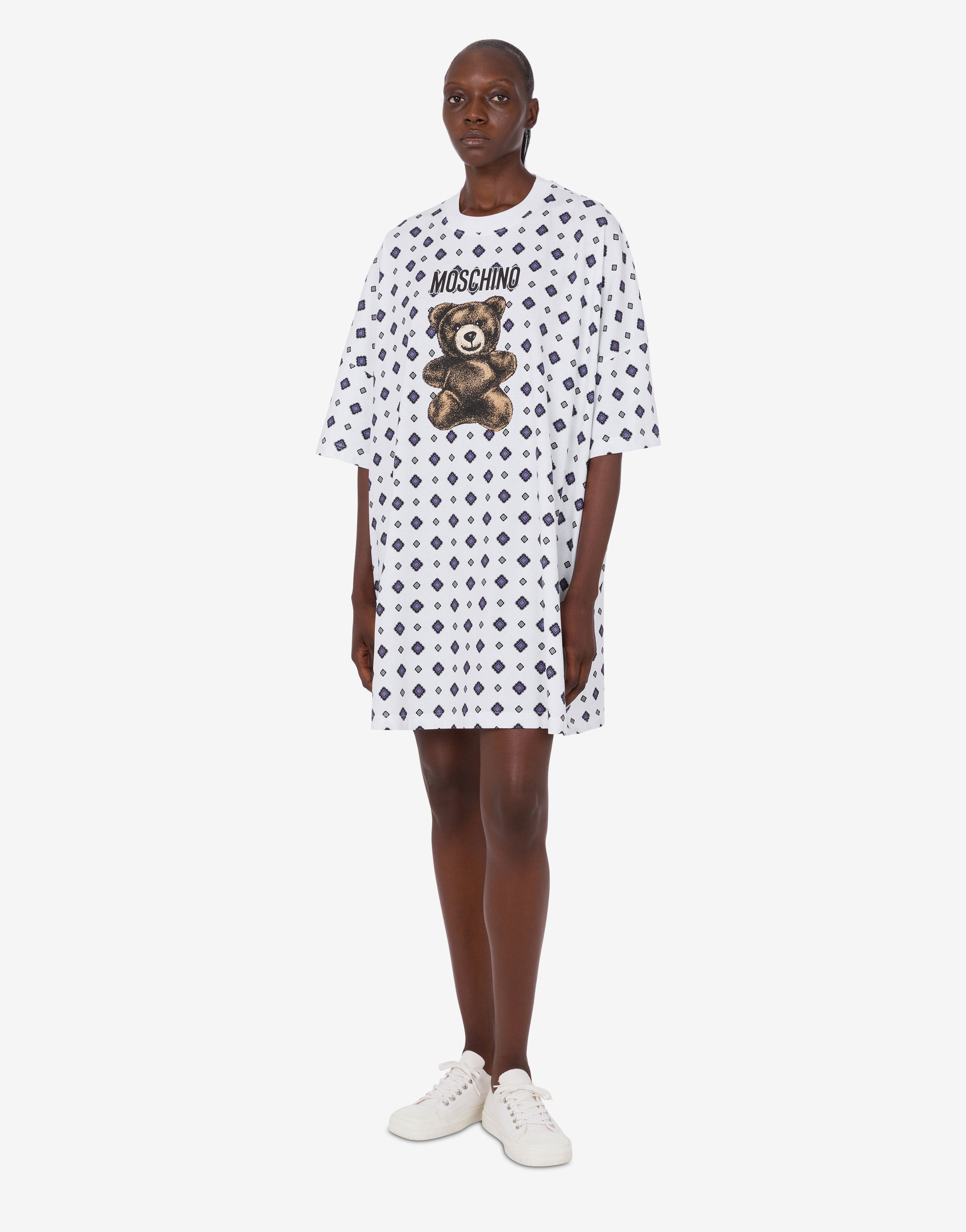 Moschino Teddy Bear organic cotton jersey dress
