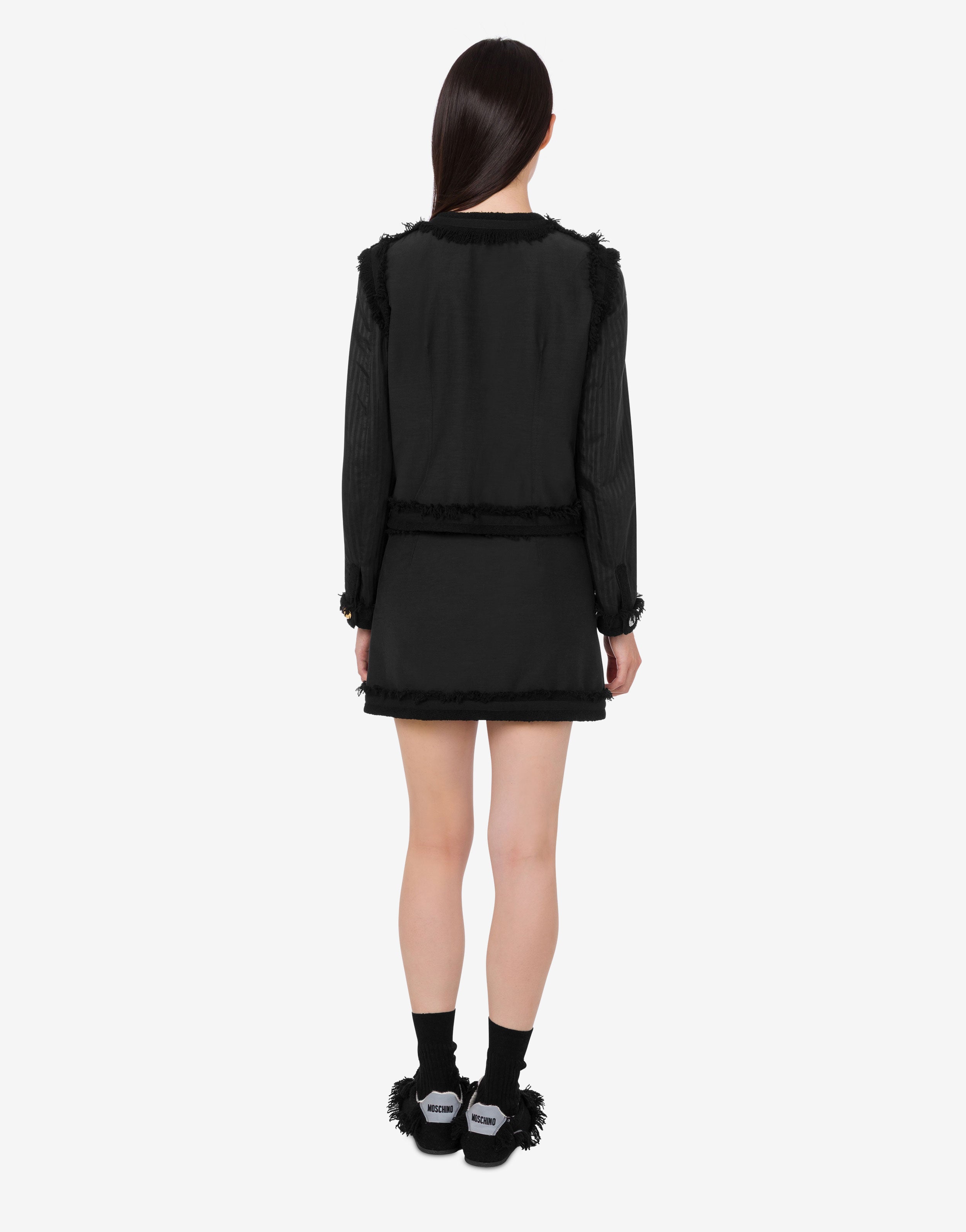 Stretch bouclé jacket | Moschino