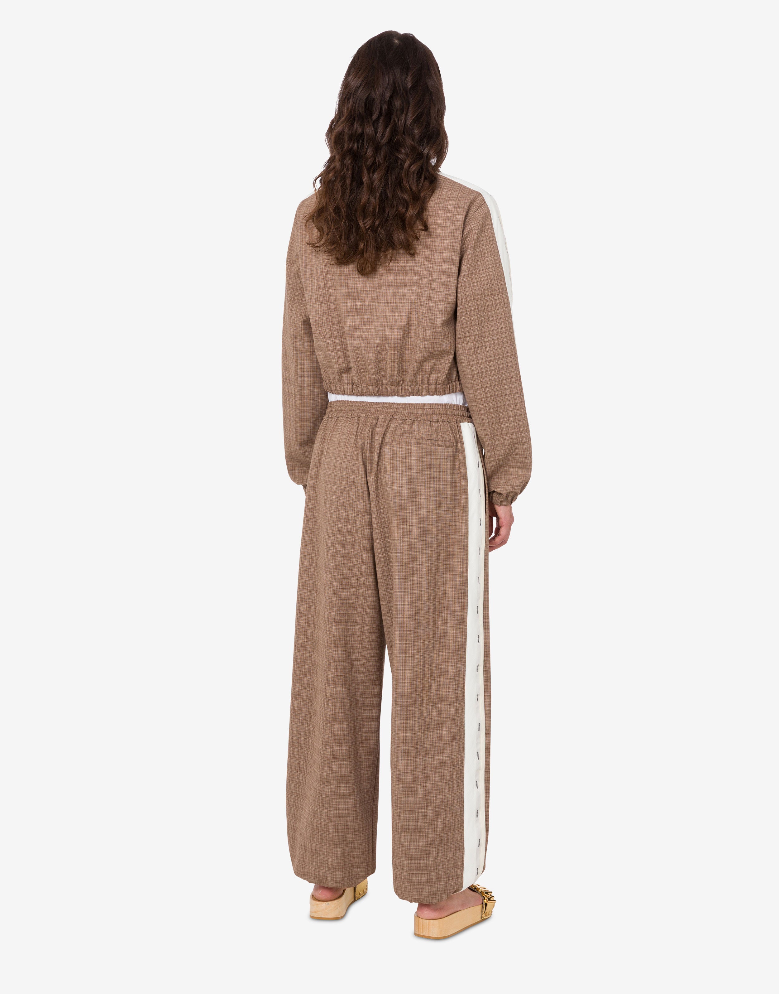 Stretch wool blend cloth jacket | Moschino