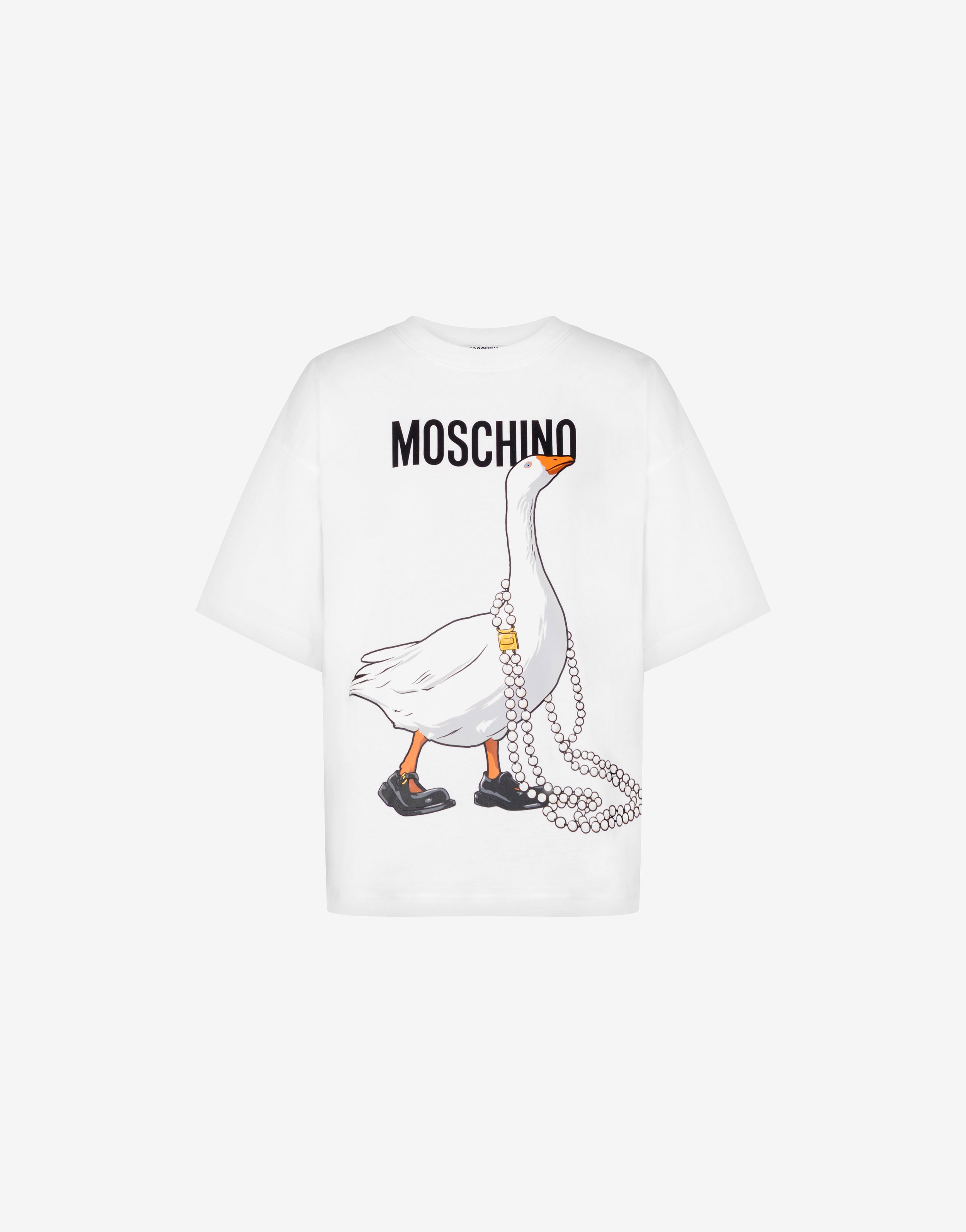 Goose organic cotton jersey T-shirt | Moschino