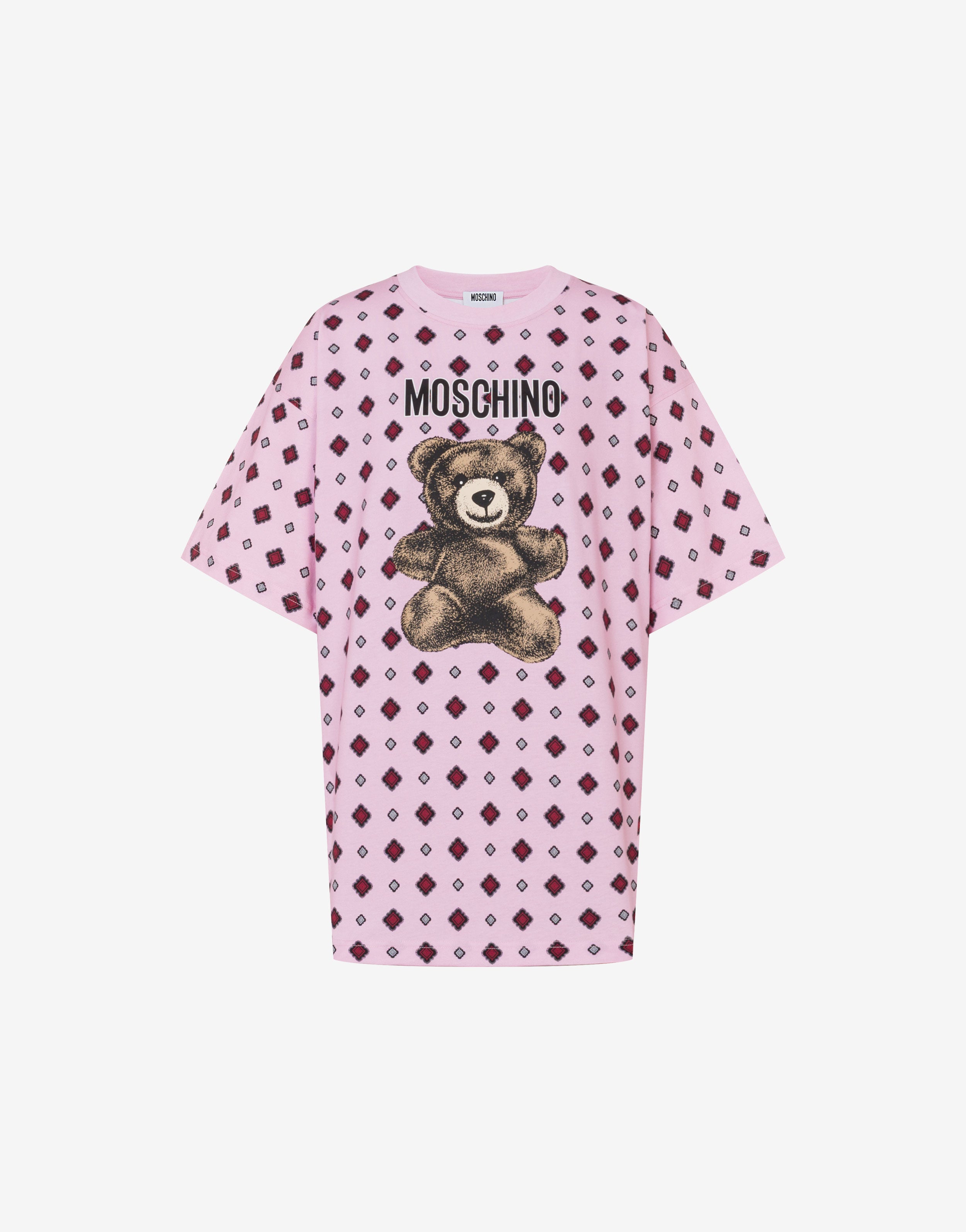 Moschino 泰迪熊有机棉针织 T 恤
