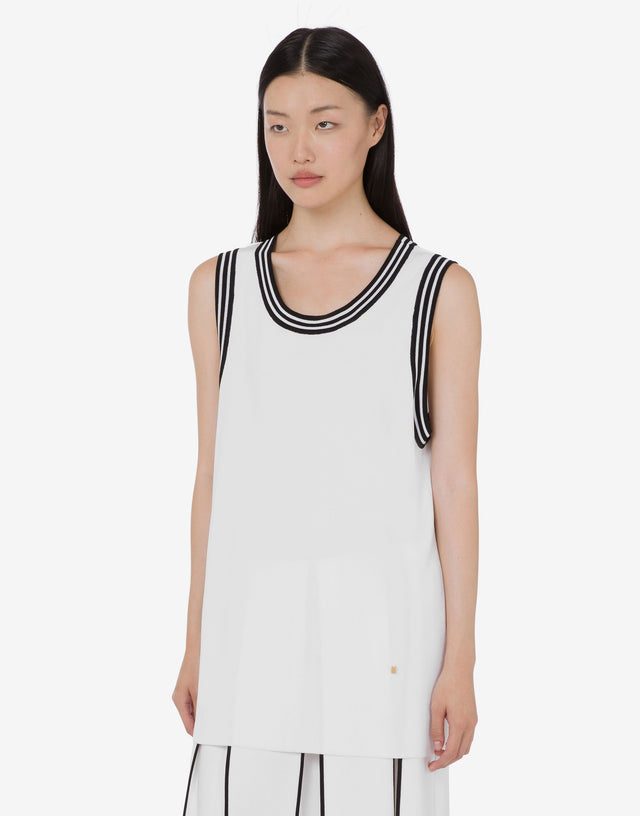 弹力上衣 白色 Moschino 0