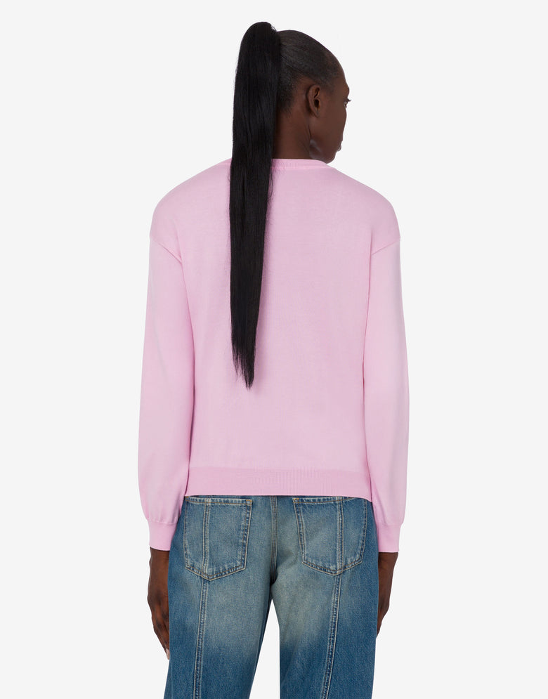 鹅纯棉套头衫 糖果粉色 Moschino 3