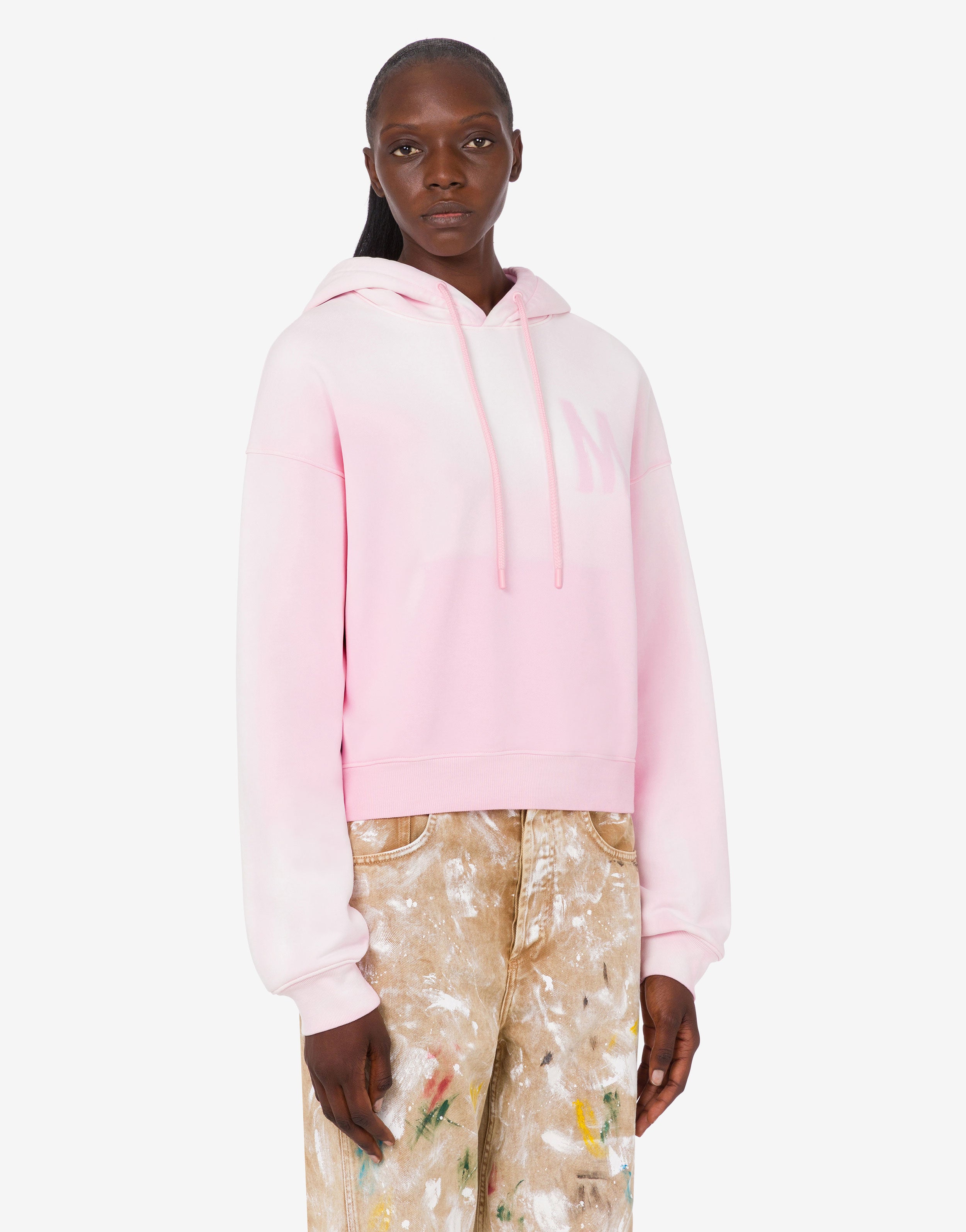 Printed organic cotton sweatshirt | Moschino