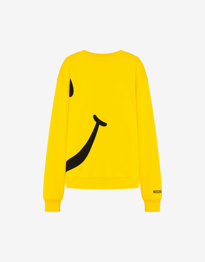 Smiley® 有机棉运动衫 黄色 Moschino 4