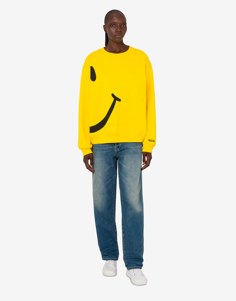 Smiley® 有机棉运动衫 黄色 Moschino 1