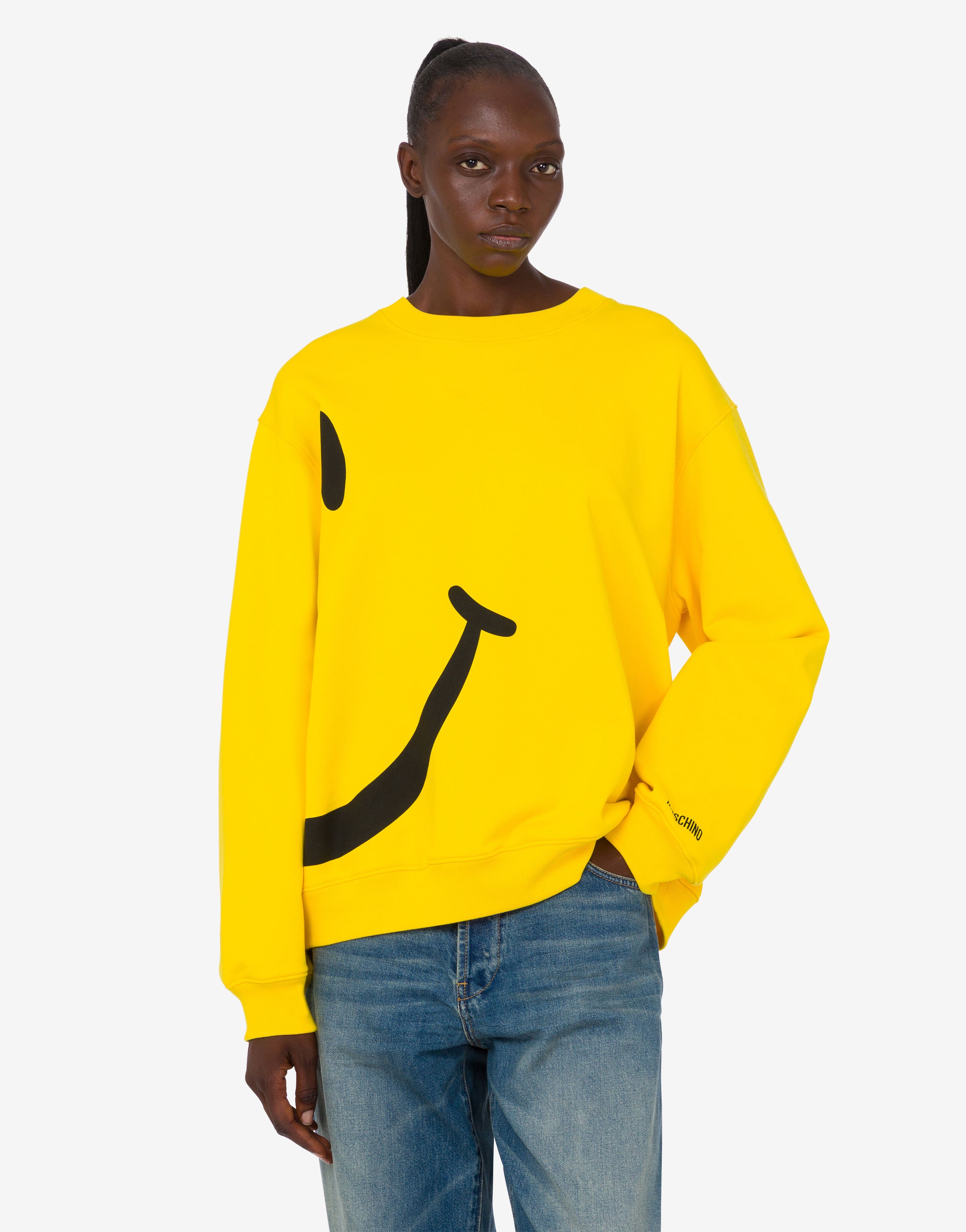 Smiley® Organic Cotton Sweatshirt | Moschino