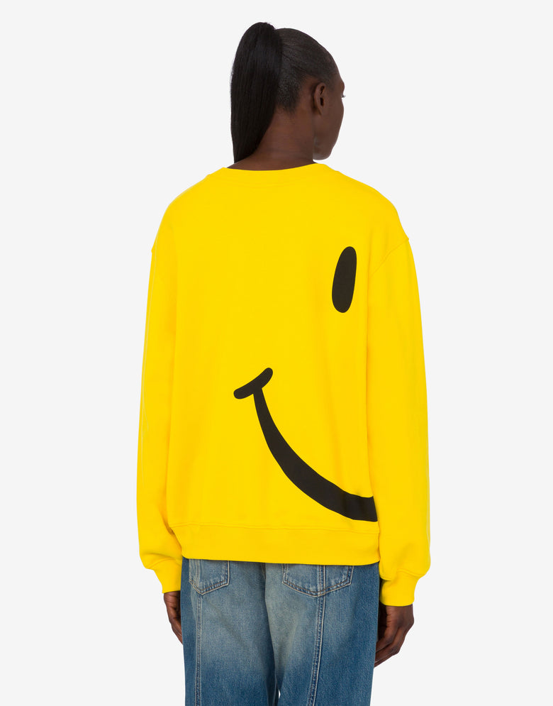 Smiley® 有机棉运动衫 黄色 Moschino 2