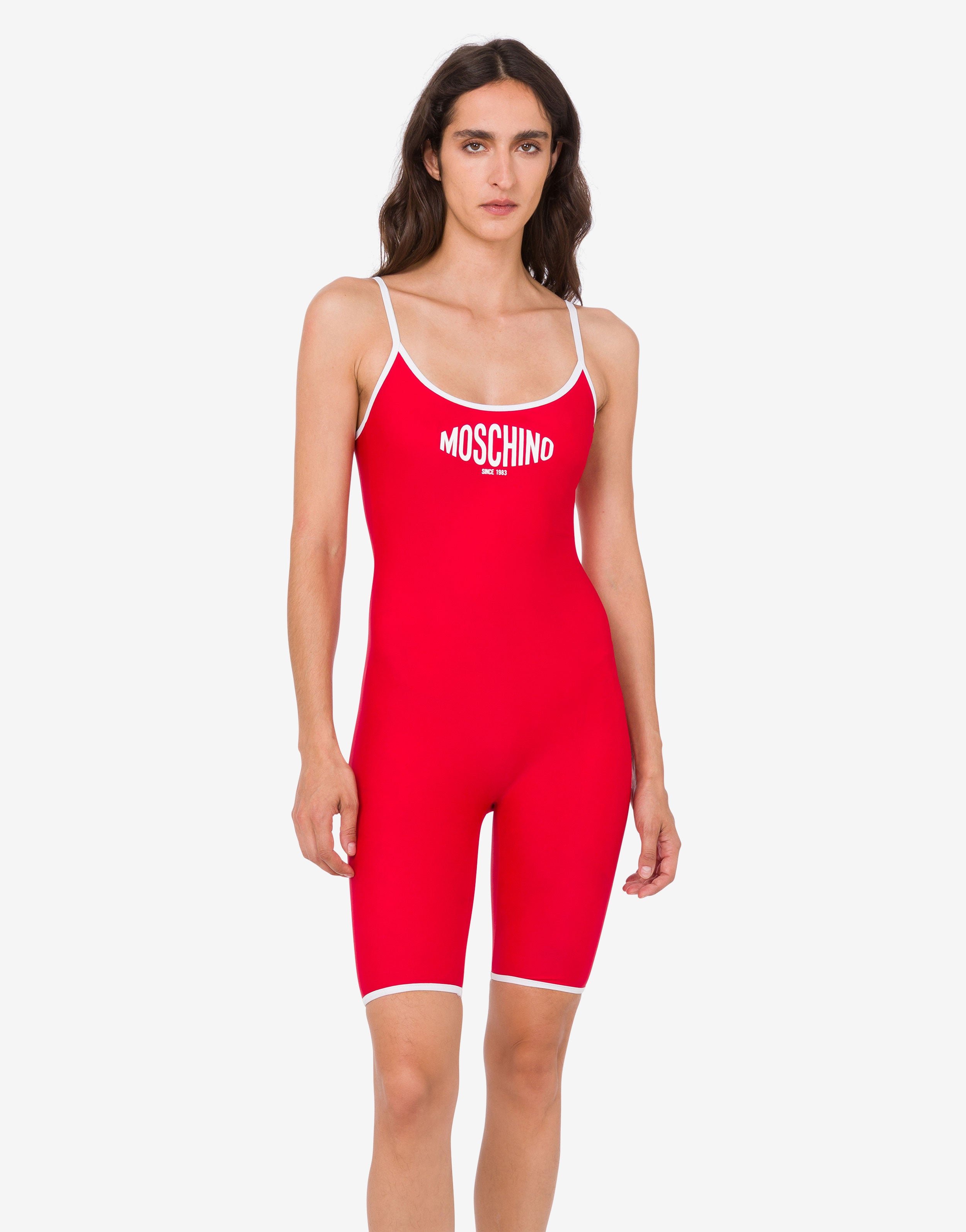 Printed lycra one-piece swimsuit | Moschino
