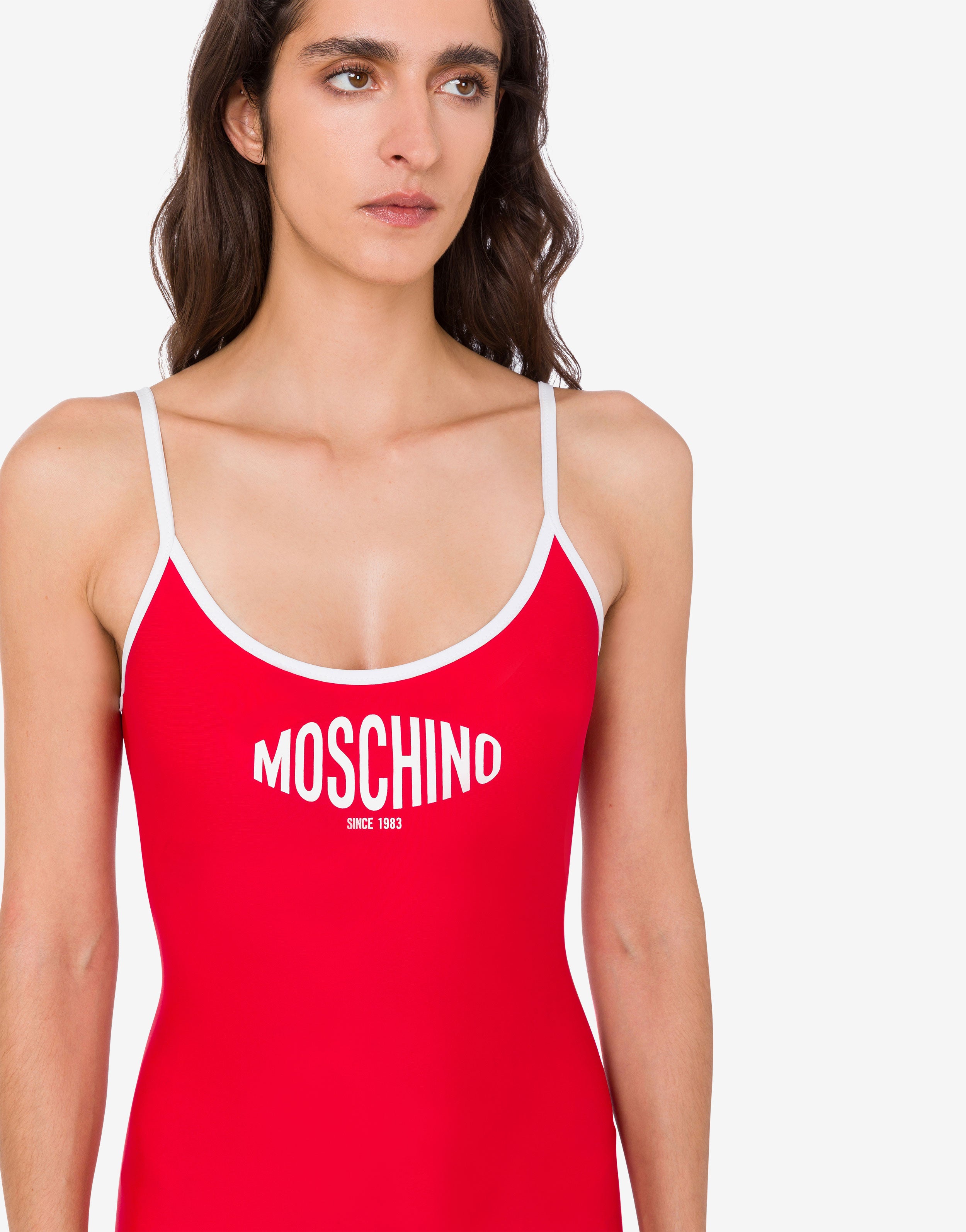 Printed lycra one-piece swimsuit | Moschino