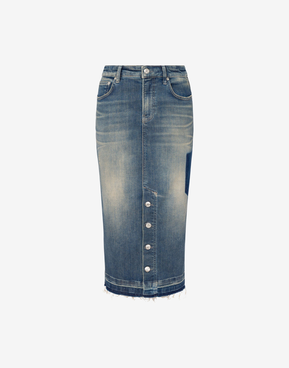 Falda vaquera Blue Denim Moschino Jeans 0