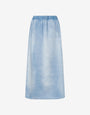 Lightweight cotton denim skirt