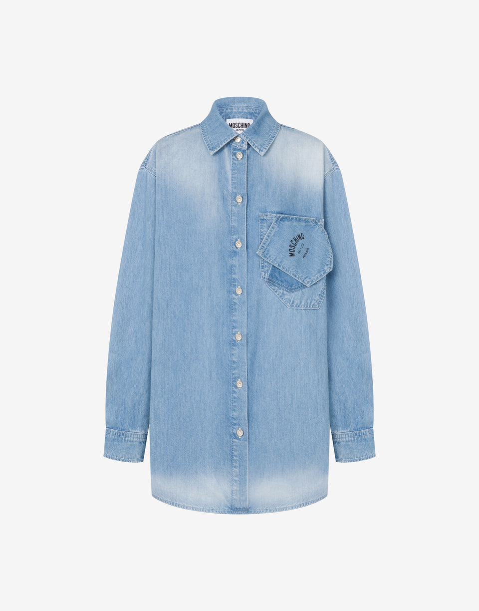 Lightweight denim shirt Light denim Moschino Jeans 0